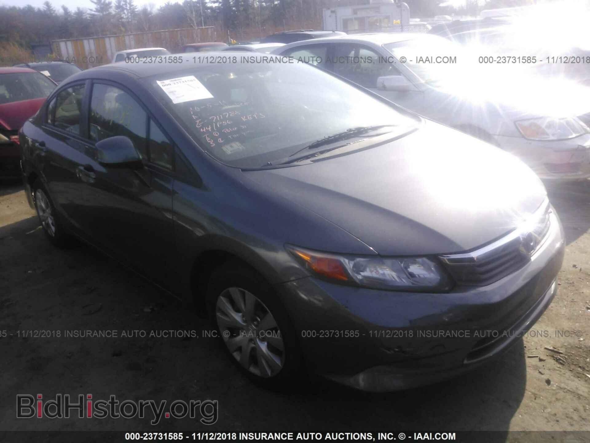 Фотография 2HGFB2F51CH572036 - HONDA CIVIC 2012