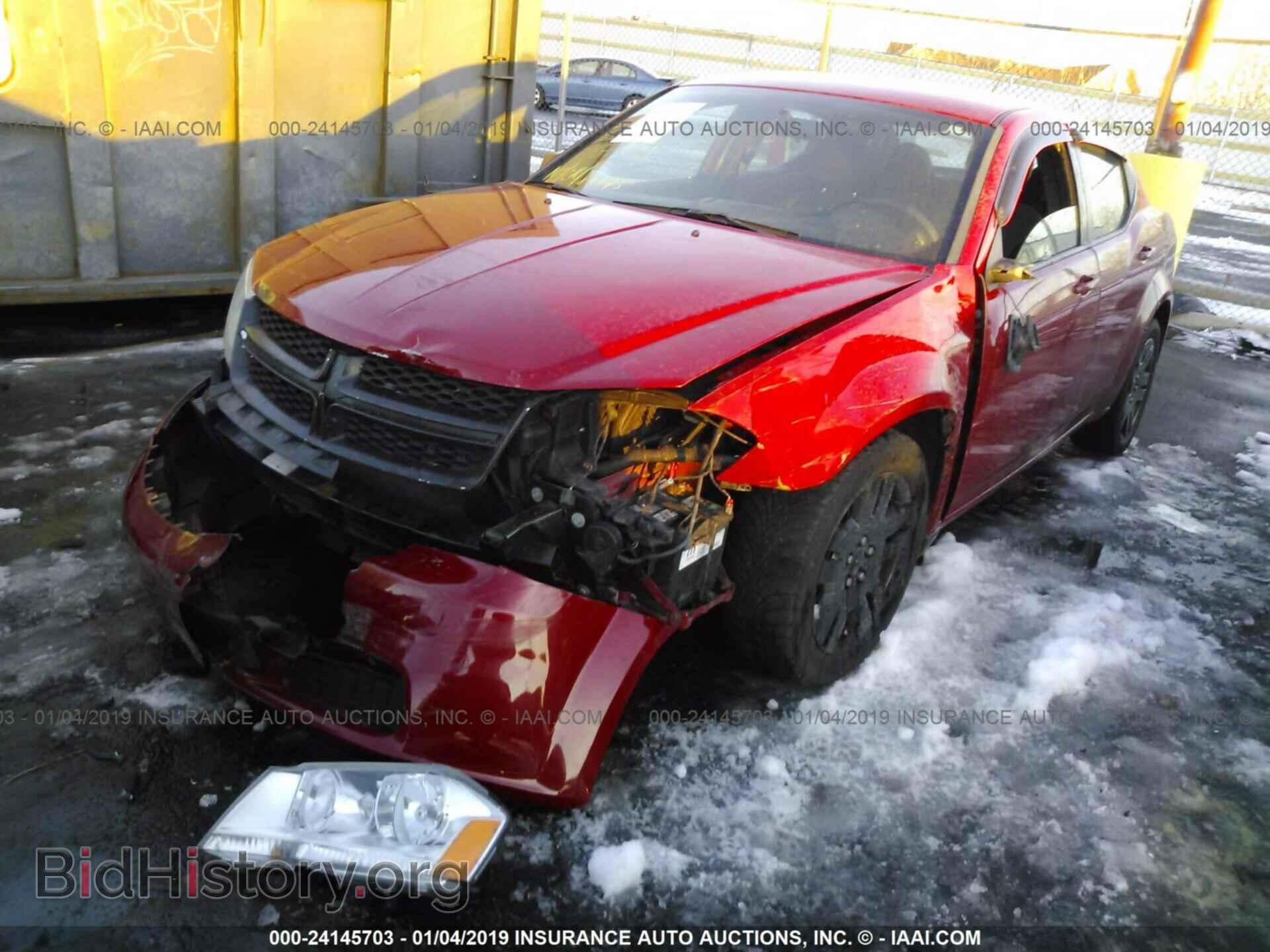 2014 DODGE AVENGER - VIN: 1C3CDZAB8EN224802 - Фото 2