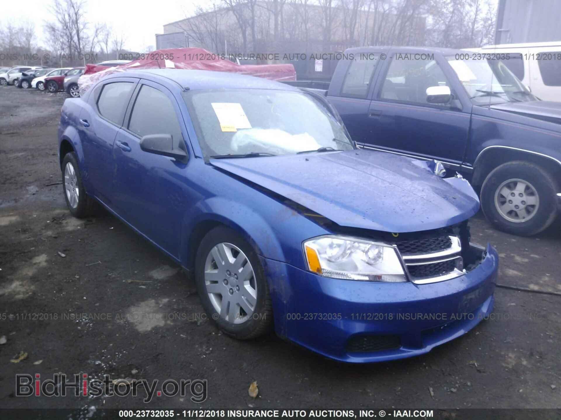 Photo 1C3CDZAB7CN220012 - DODGE AVENGER 2012