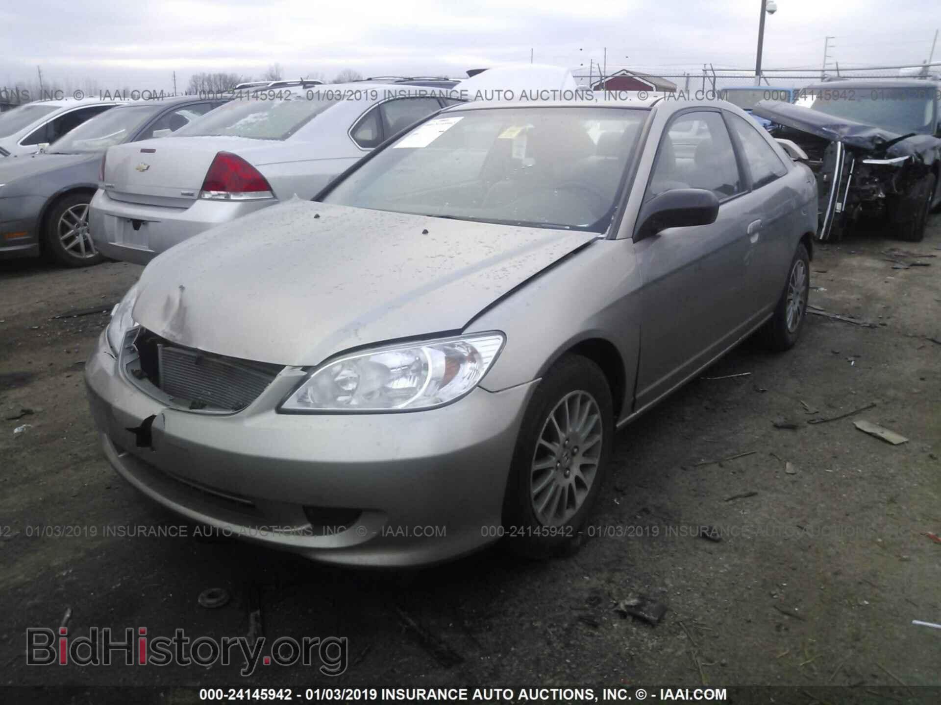 2005 HONDA CIVIC - VIN: 1HGEM22535L068623 - Фото 2