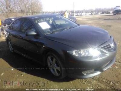 2005 Mazda 6 S, gray — VIN 1YVHP84D955M04784, IAAI