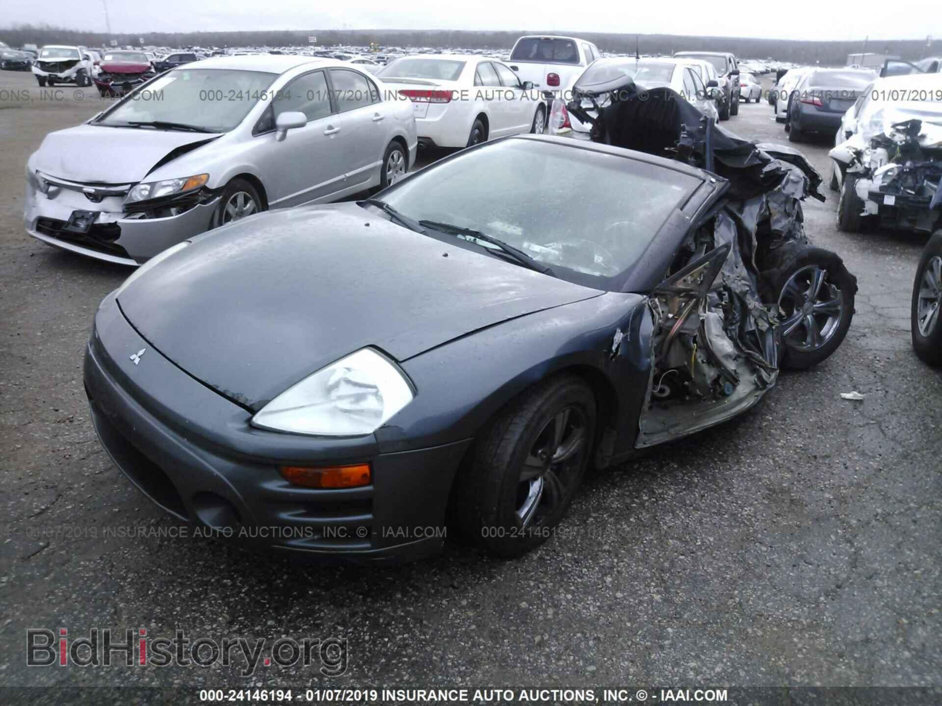 2003 MITSUBISHI ECLIPSE - VIN: 4A3AE45G73E169133 - Фото 2