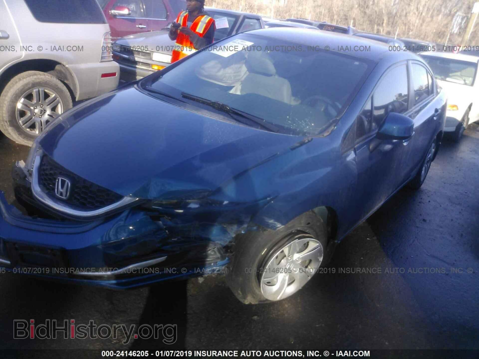 2013 HONDA CIVIC - VIN: 19XFB2F50DE055564 - Фото 2