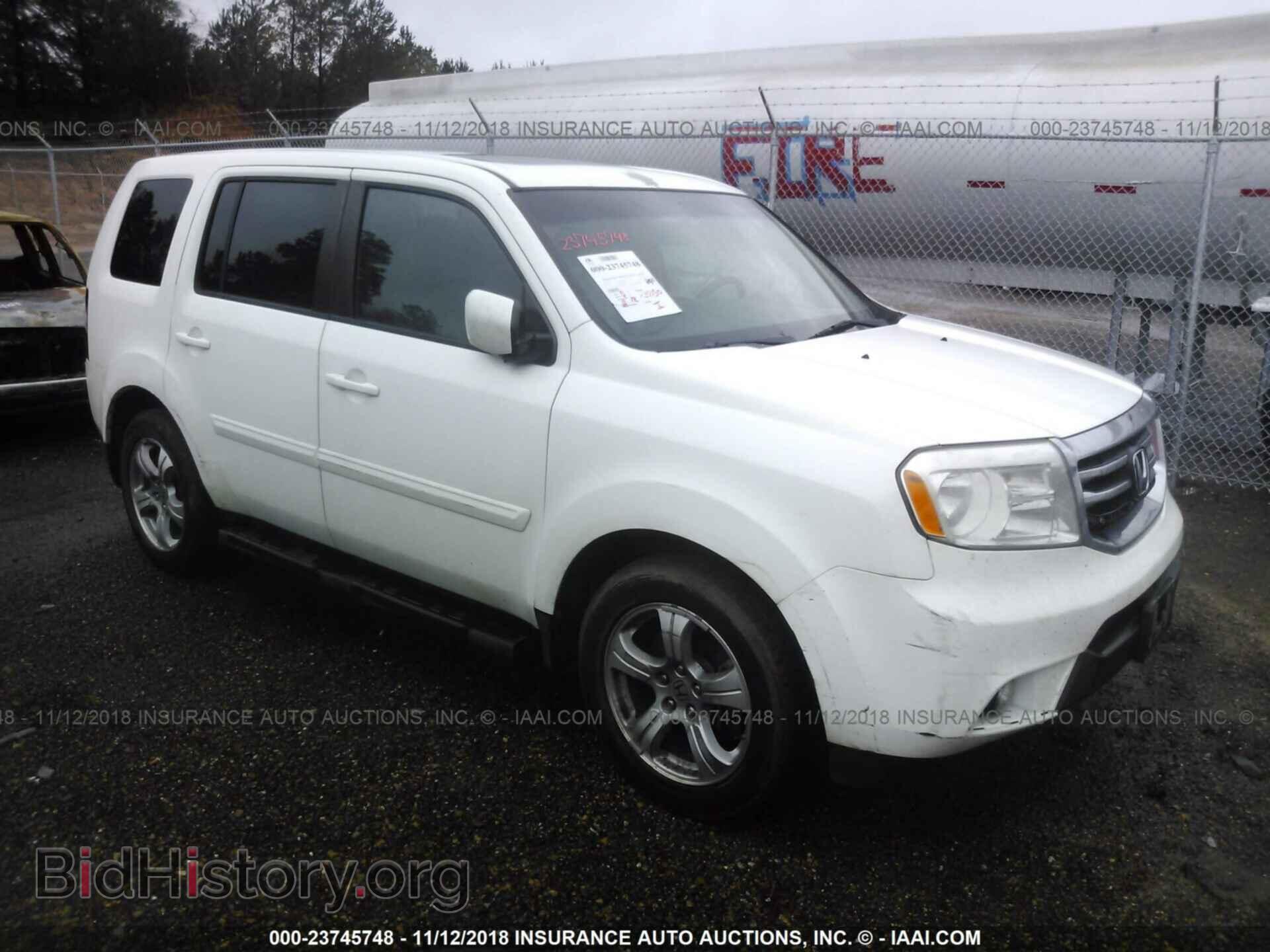 Photo 5FNYF3H63DB010508 - HONDA PILOT 2013