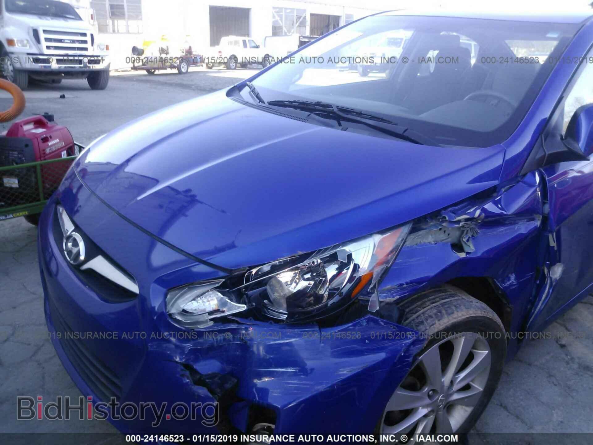 2012 HYUNDAI ACCENT - VIN: KMHCU4AE8CU162907 - Фото 6