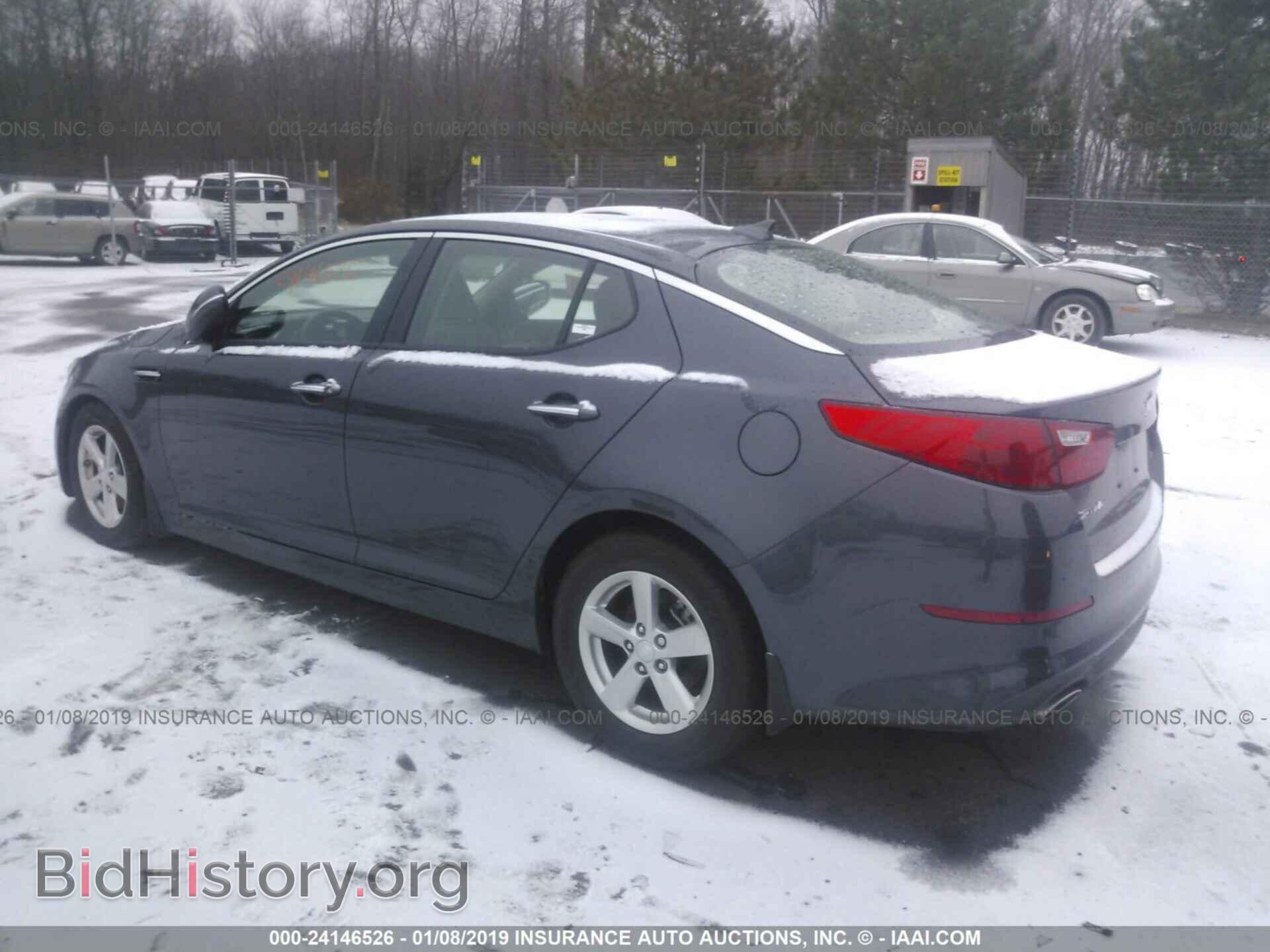 2015 KIA OPTIMA - VIN: KNAGM4A71F5627319 - Photo 3