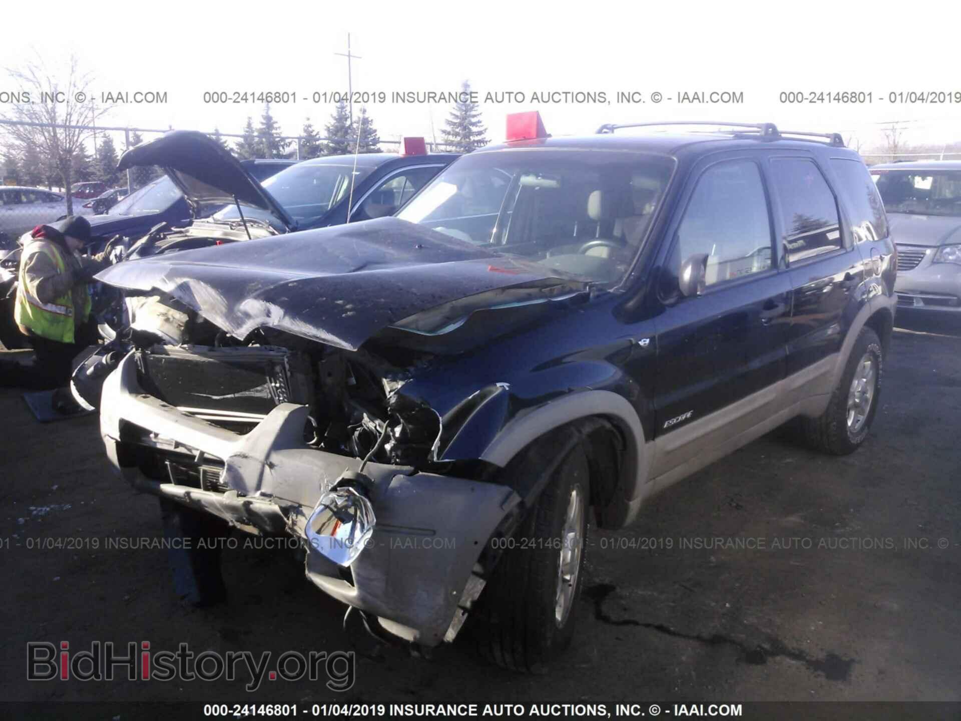 2002 FORD ESCAPE - VIN: 1FMYU031X2KD84741 - Фото 2