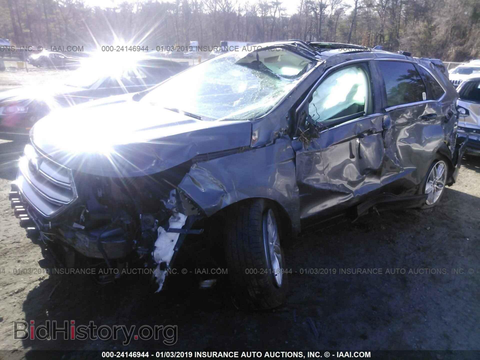 2016 FORD EDGE - VIN: 2FMPK4J92GBB24868 - Фото 2