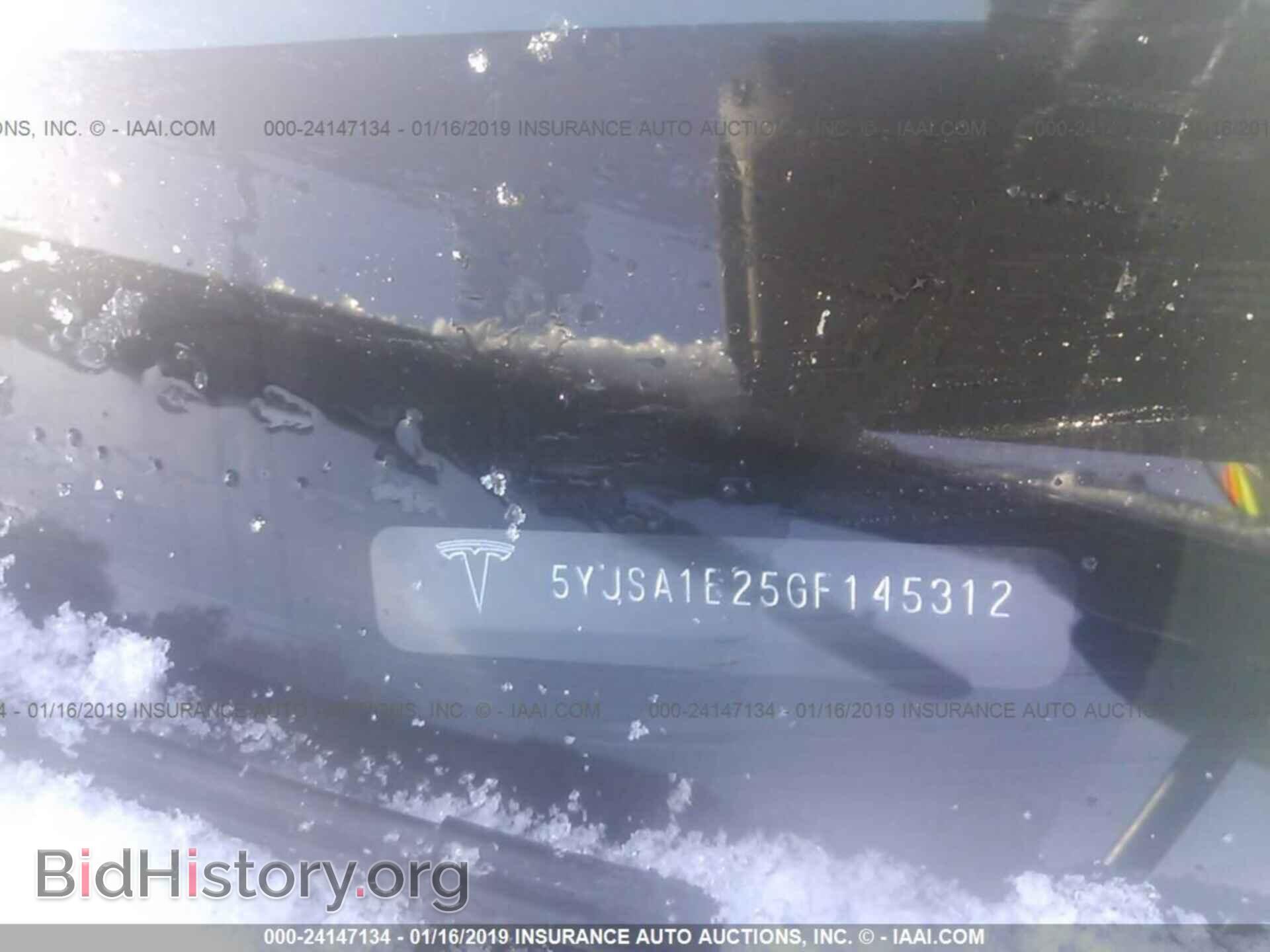 2016 TESLA MODEL S - VIN: 5YJSA1E25GF145312 - Фото 9