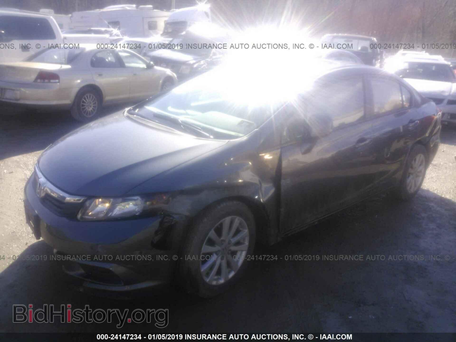 2012 HONDA CIVIC - VIN: 19XFB2F93CE329390 - Фото 2