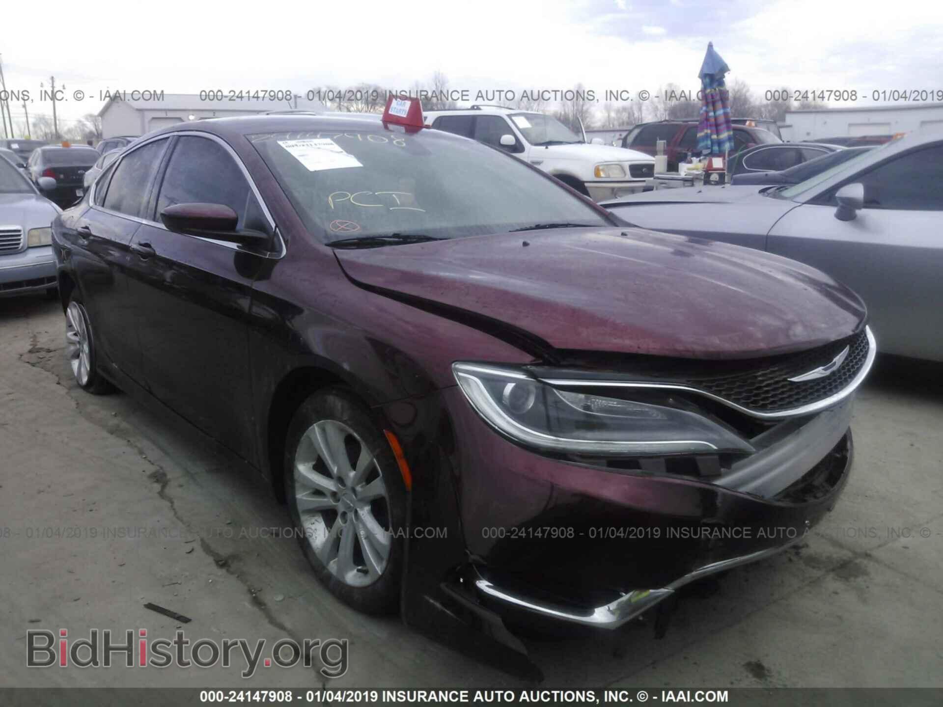 Фотография 1C3CCCAB4GN101940 - CHRYSLER 200 2016