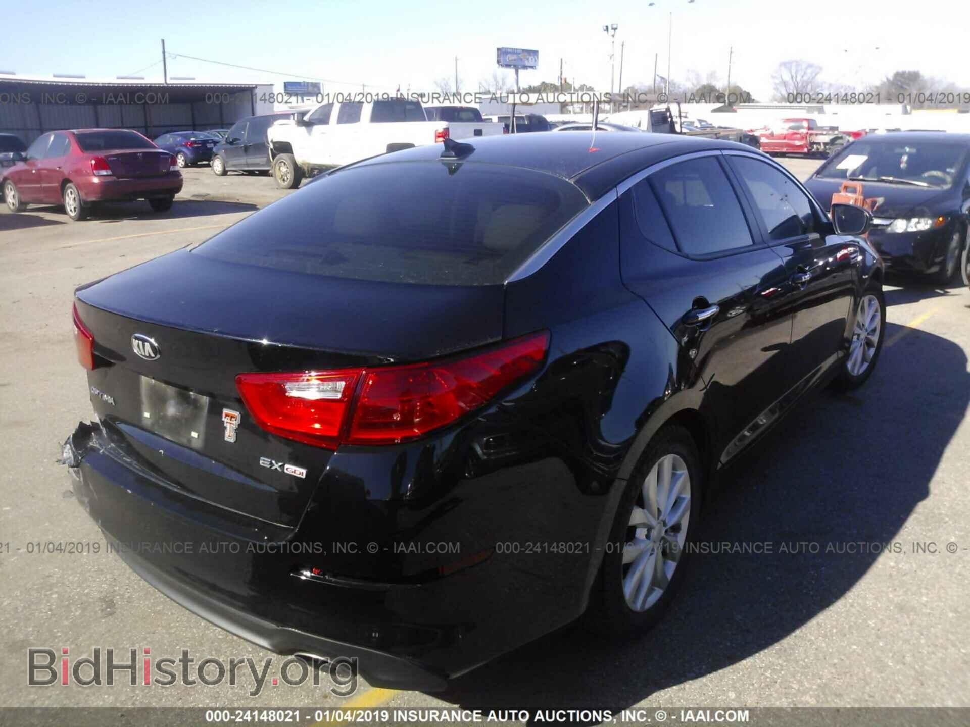 2014 KIA OPTIMA - VIN: 5XXGN4A73EG349503 - Фото 4