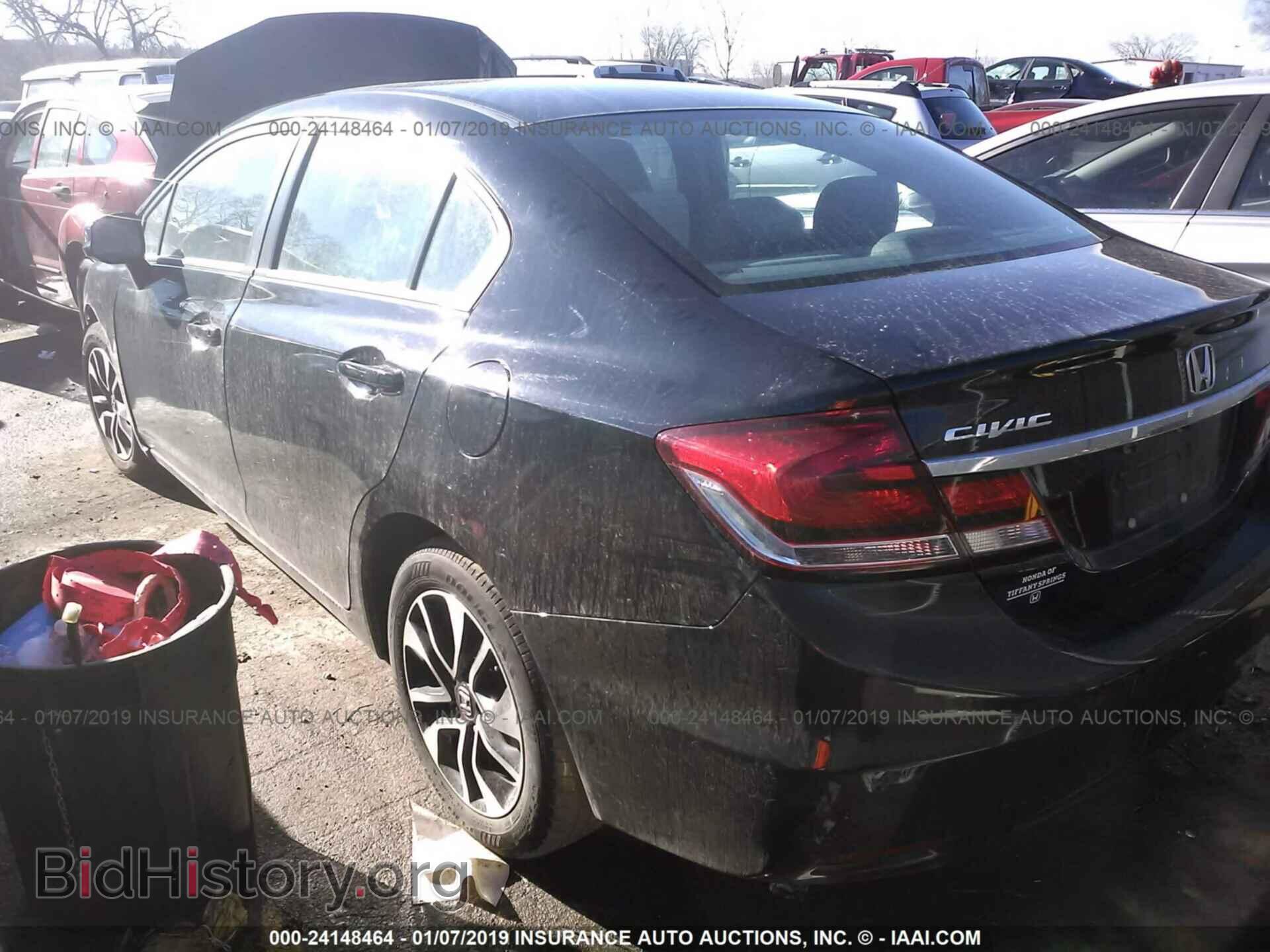 2013 HONDA CIVIC - VIN: 19XFB2F88DE078696 - Фото 3