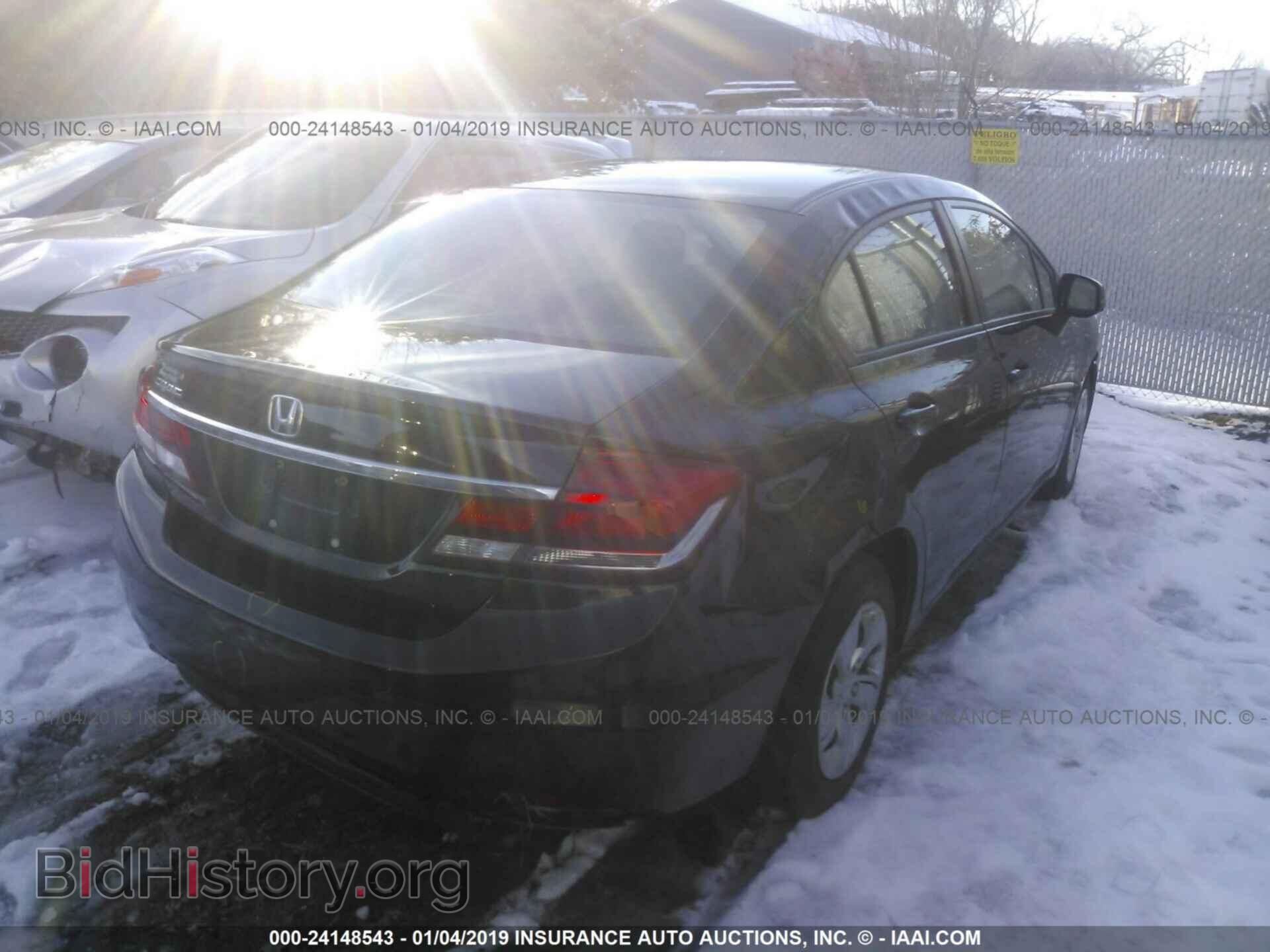 2013 HONDA CIVIC - VIN: 19XFB2F58DE045929 - Фото 4