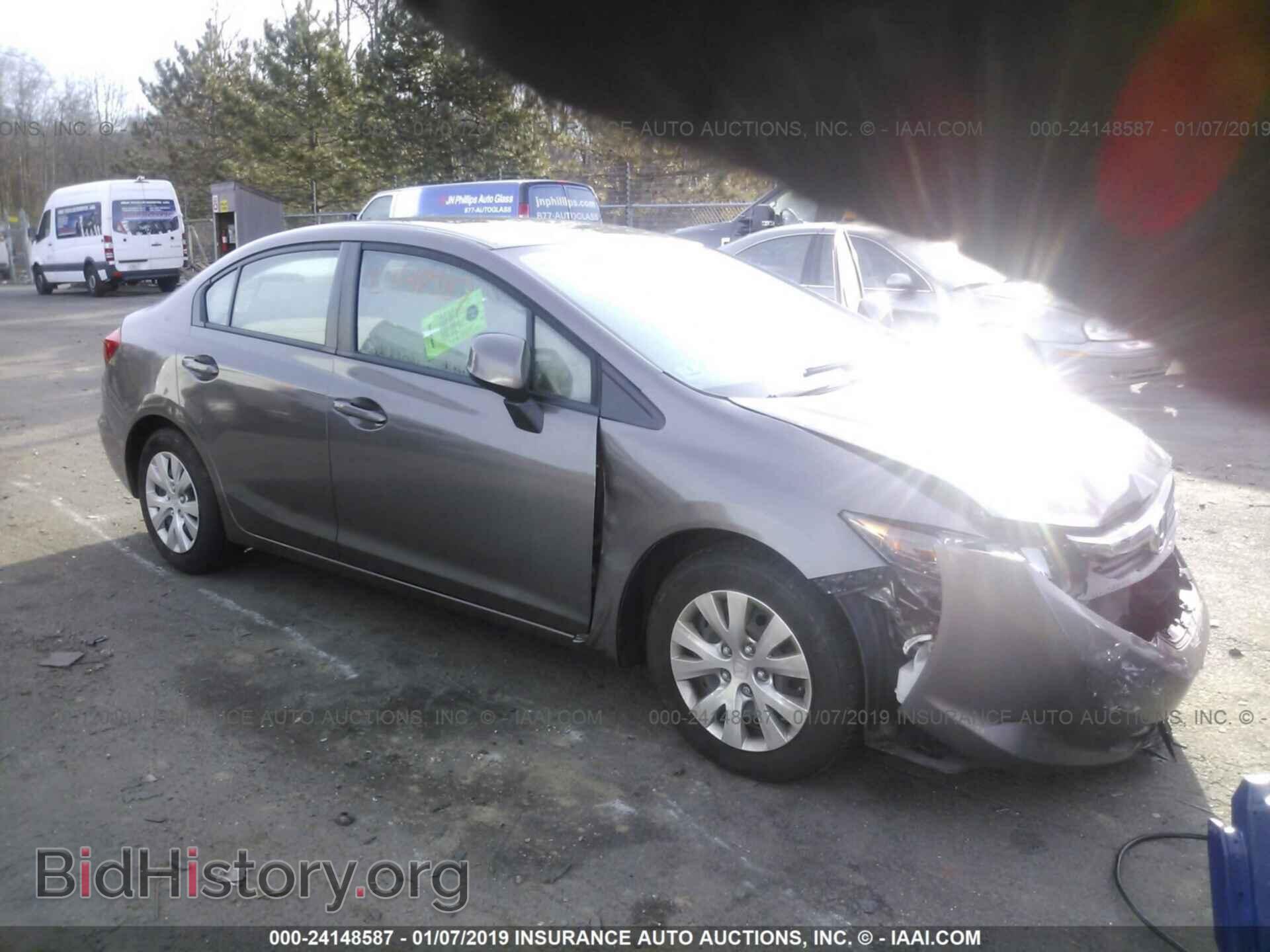 Фотография 2HGFB2F51CH598765 - HONDA CIVIC 2012