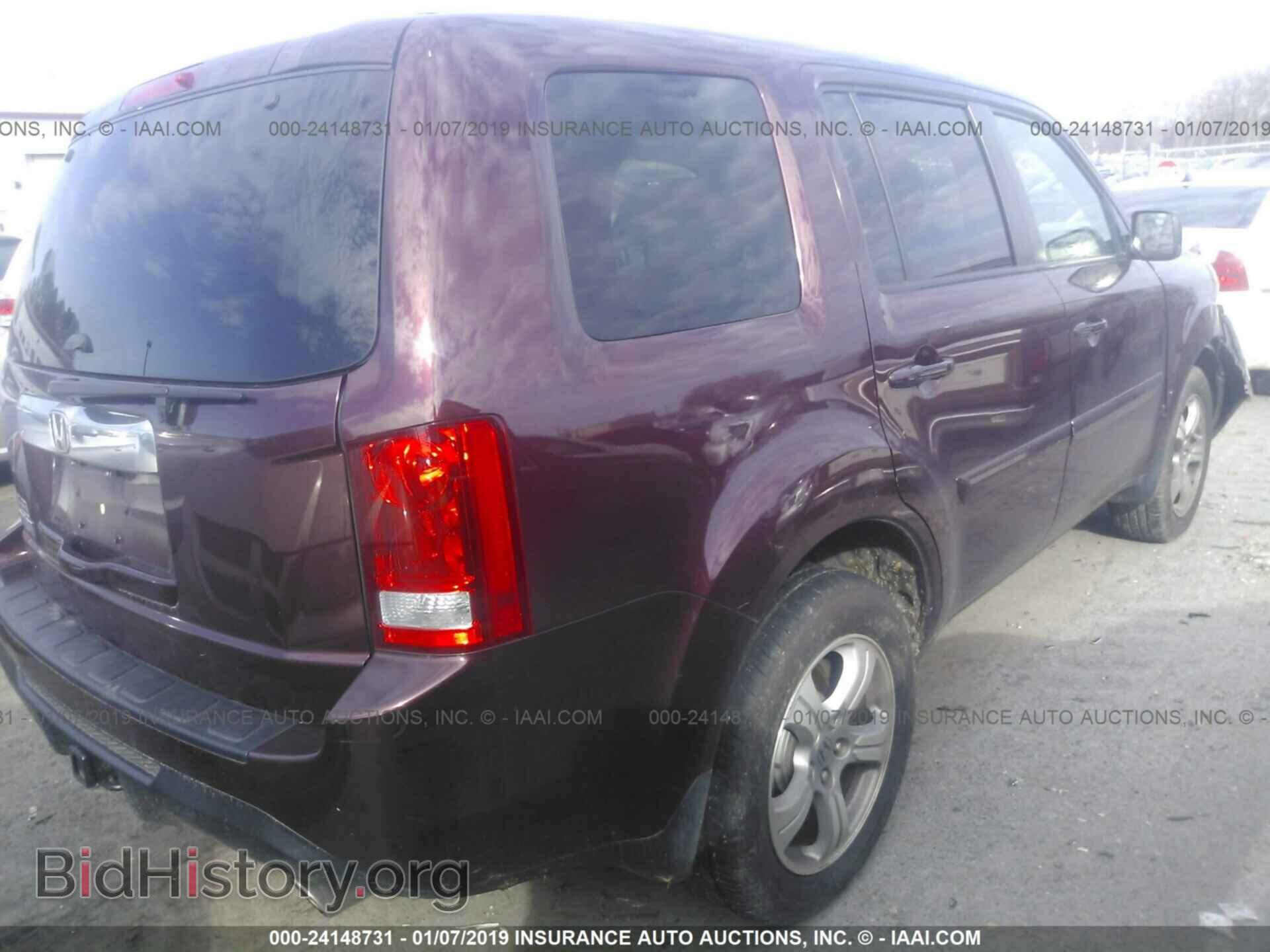 2013 HONDA PILOT - VIN: 5FNYF3H56DB012924 - Фото 4