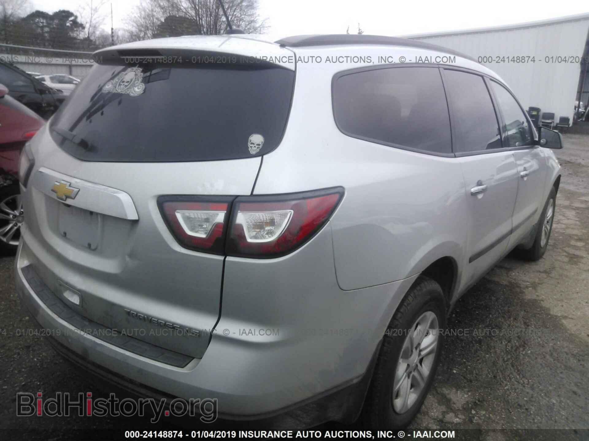 2015 CHEVROLET TRAVERSE - VIN: 1GNKRFED3FJ223530 - Фото 4