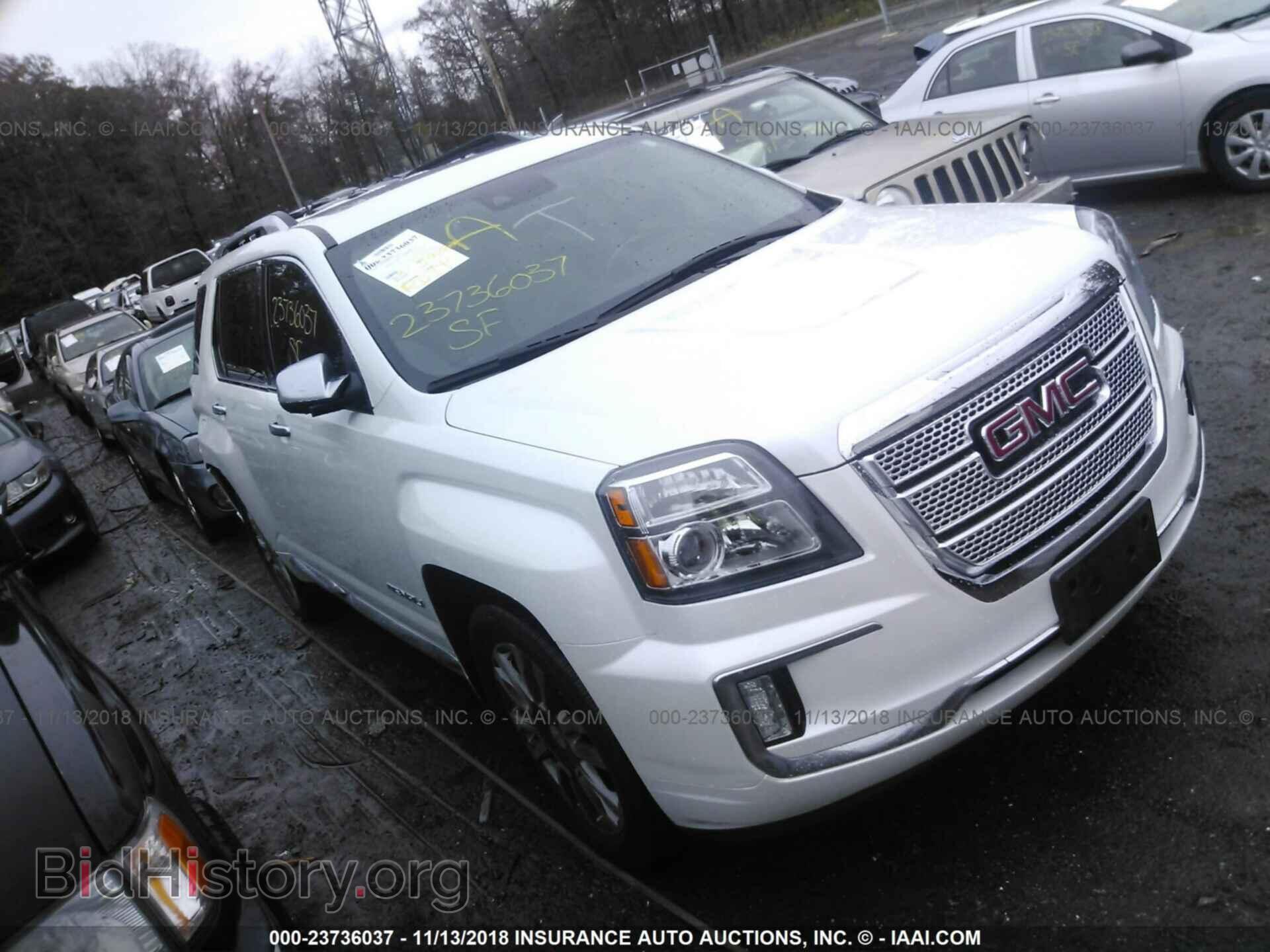 Фотография 2GKFLVE37G6117078 - GMC TERRAIN 2016
