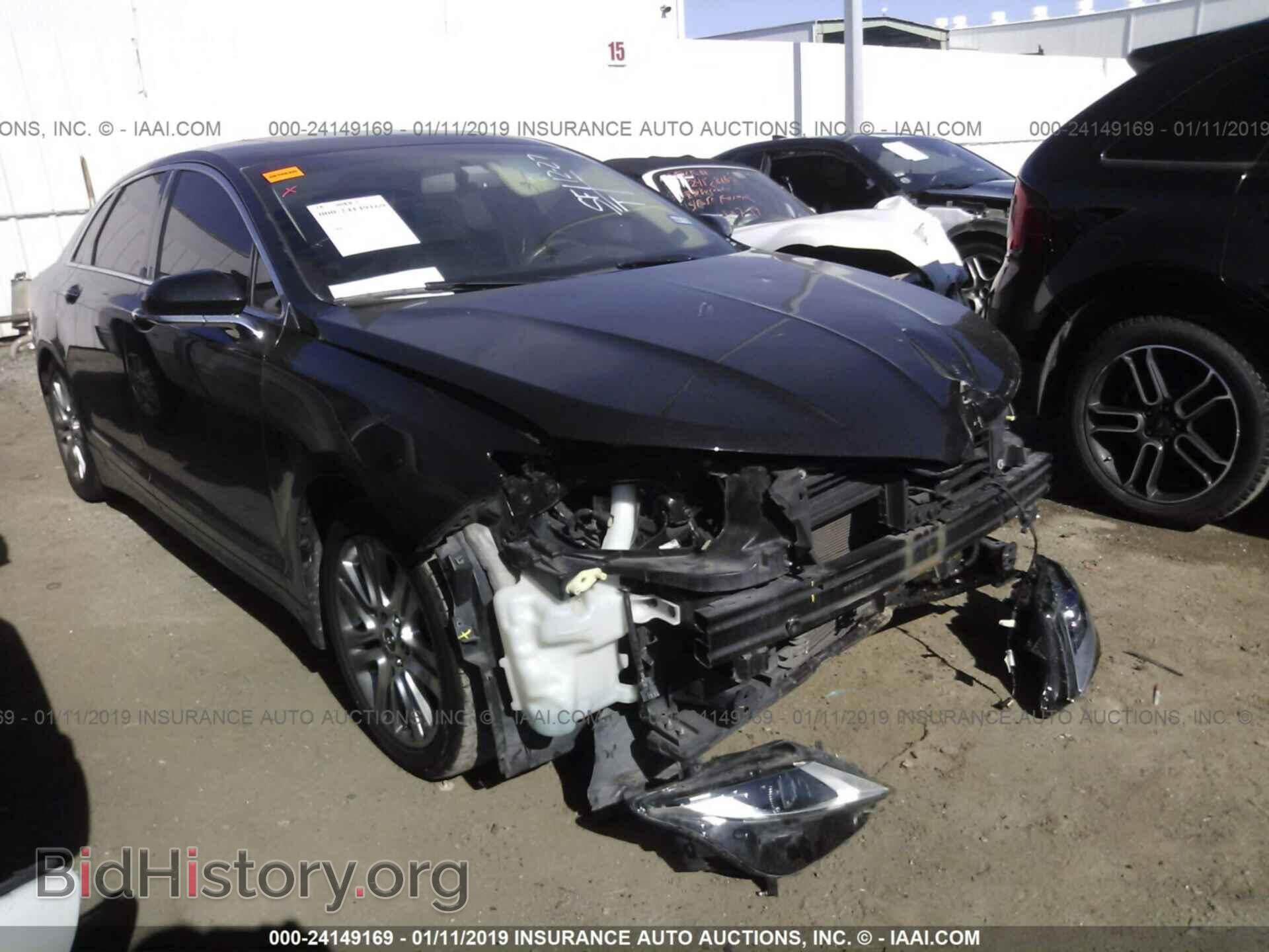 Фотография 3LN6L2LU3ER804663 - LINCOLN MKZ 2014