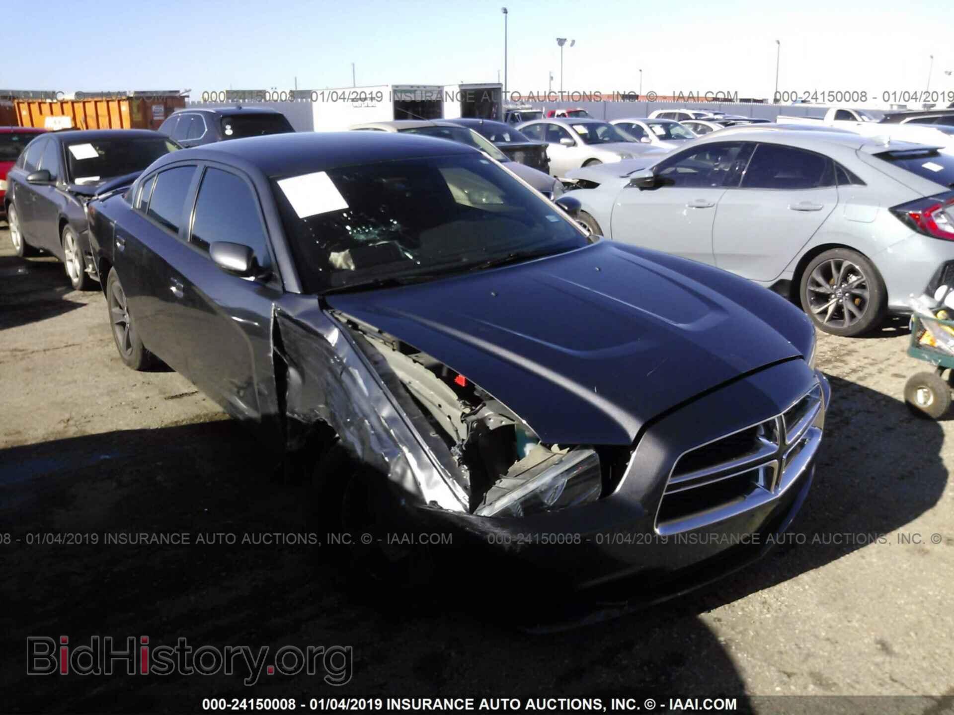 Photo 2C3CDXBG5EH112949 - DODGE CHARGER 2014