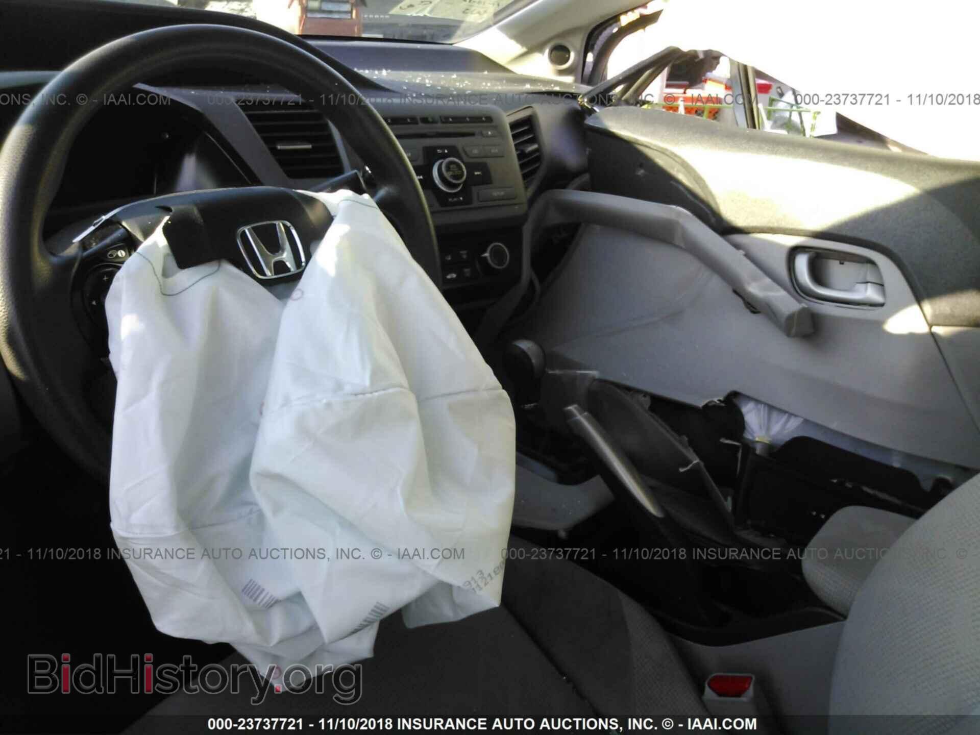 2012 HONDA CIVIC - VIN: 2HGFG3A5XCH535162 - Фото 5