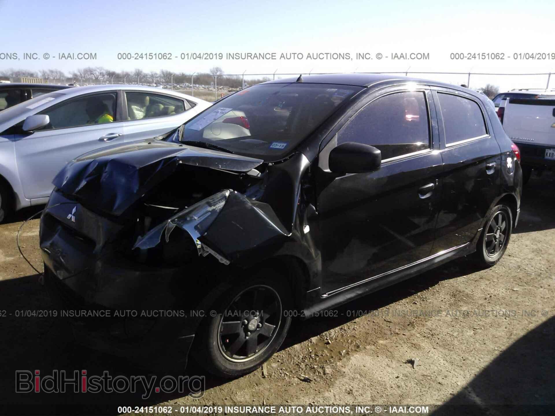 2014 MITSUBISHI MIRAGE - VIN: ML32A4HJ6EH018847 - Фото 2