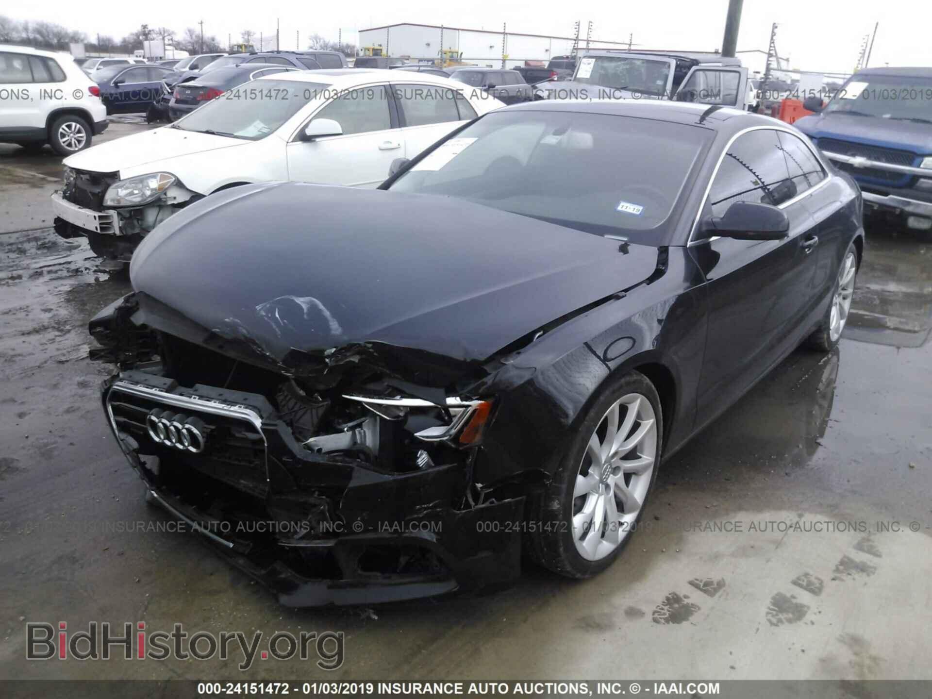 2013 AUDI A5 - VIN: WAULFAFR3DA033658 - Photo 2