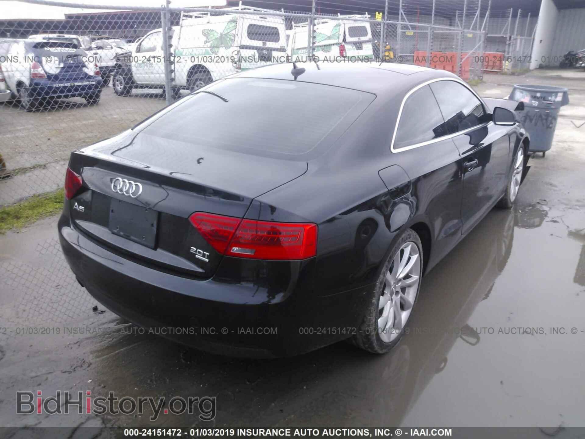 2013 AUDI A5 - VIN: WAULFAFR3DA033658 - Photo 4