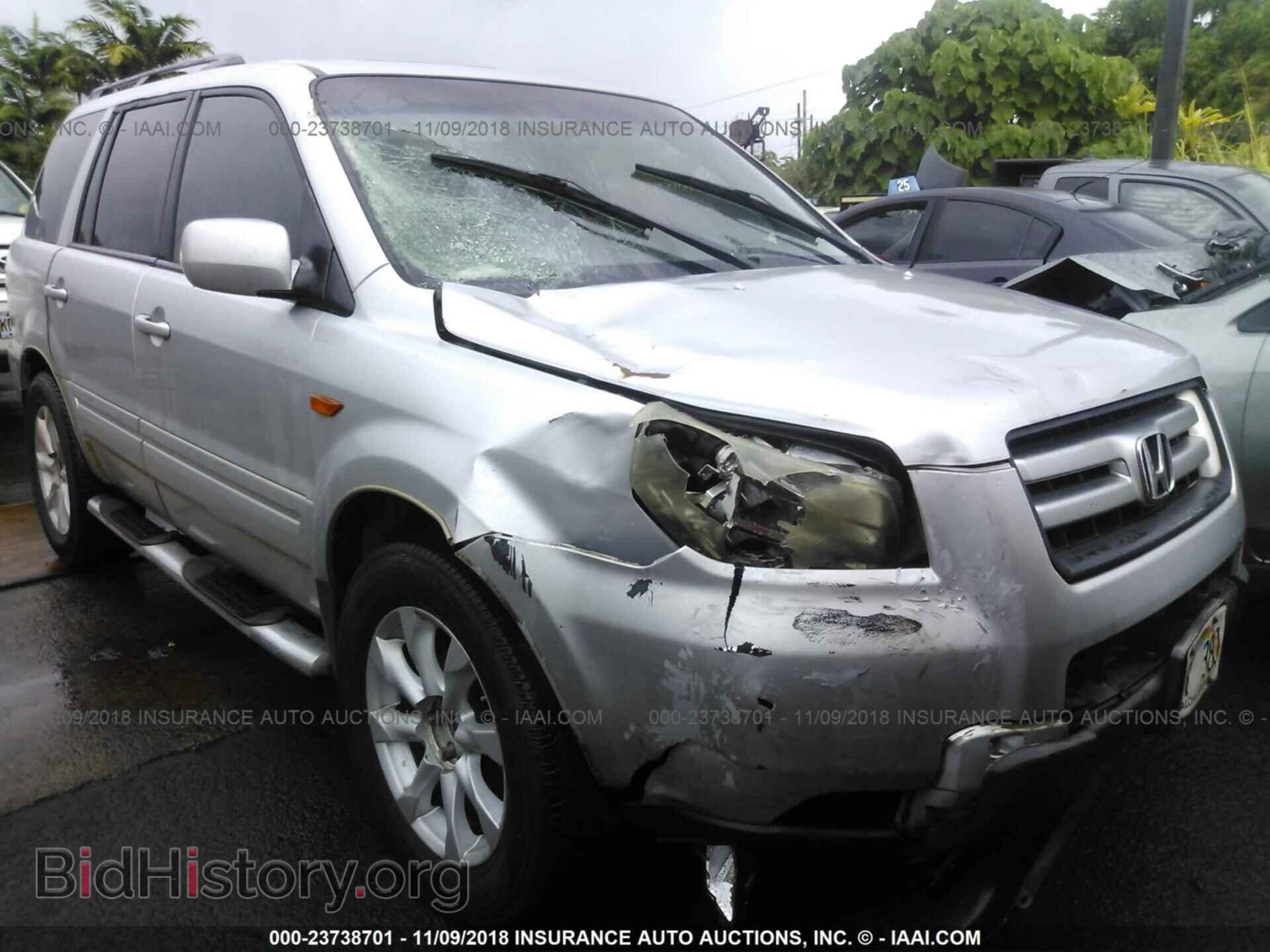 Фотография 5FNYF28606B013783 - HONDA PILOT 2006