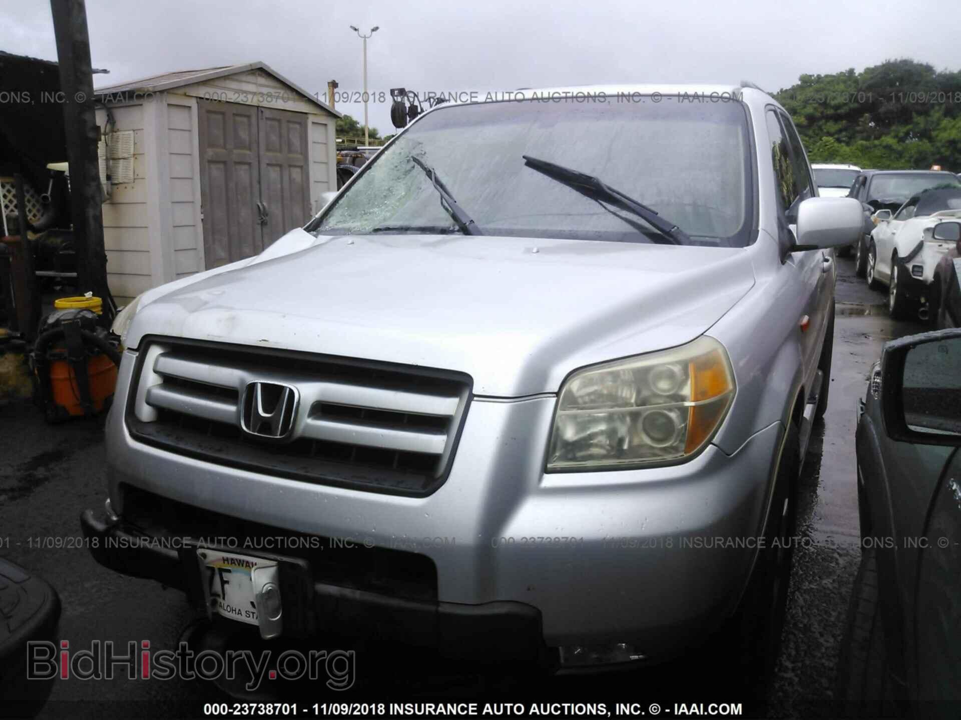 2006 HONDA PILOT - VIN: 5FNYF28606B013783 - Фото 2
