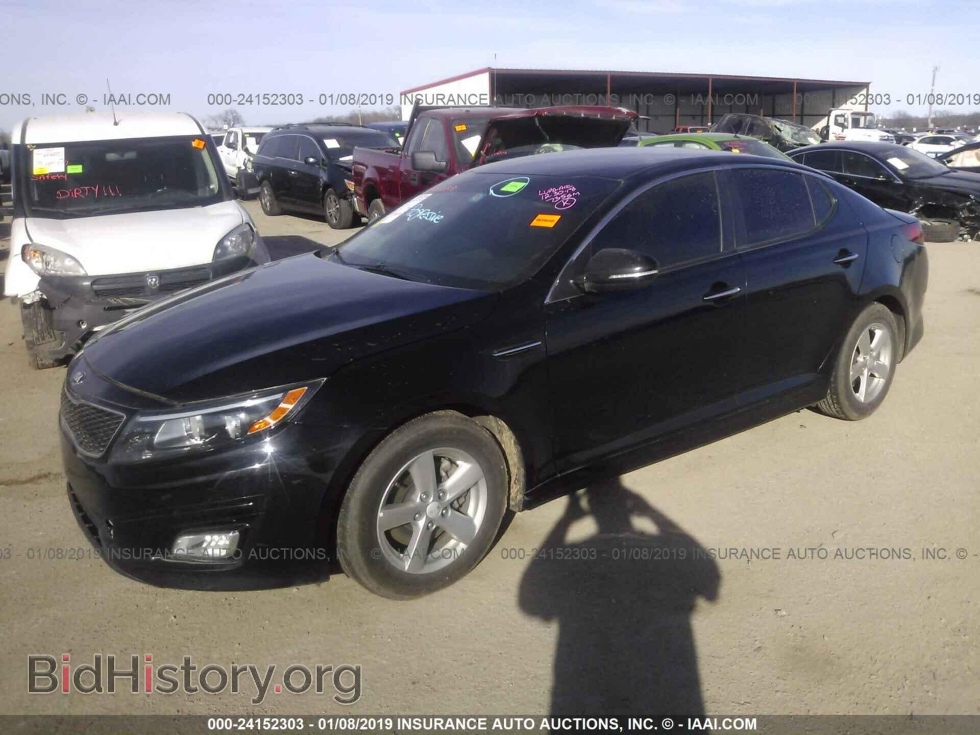 2015 KIA OPTIMA - VIN: 5XXGM4A70FG466850 - Фото 2