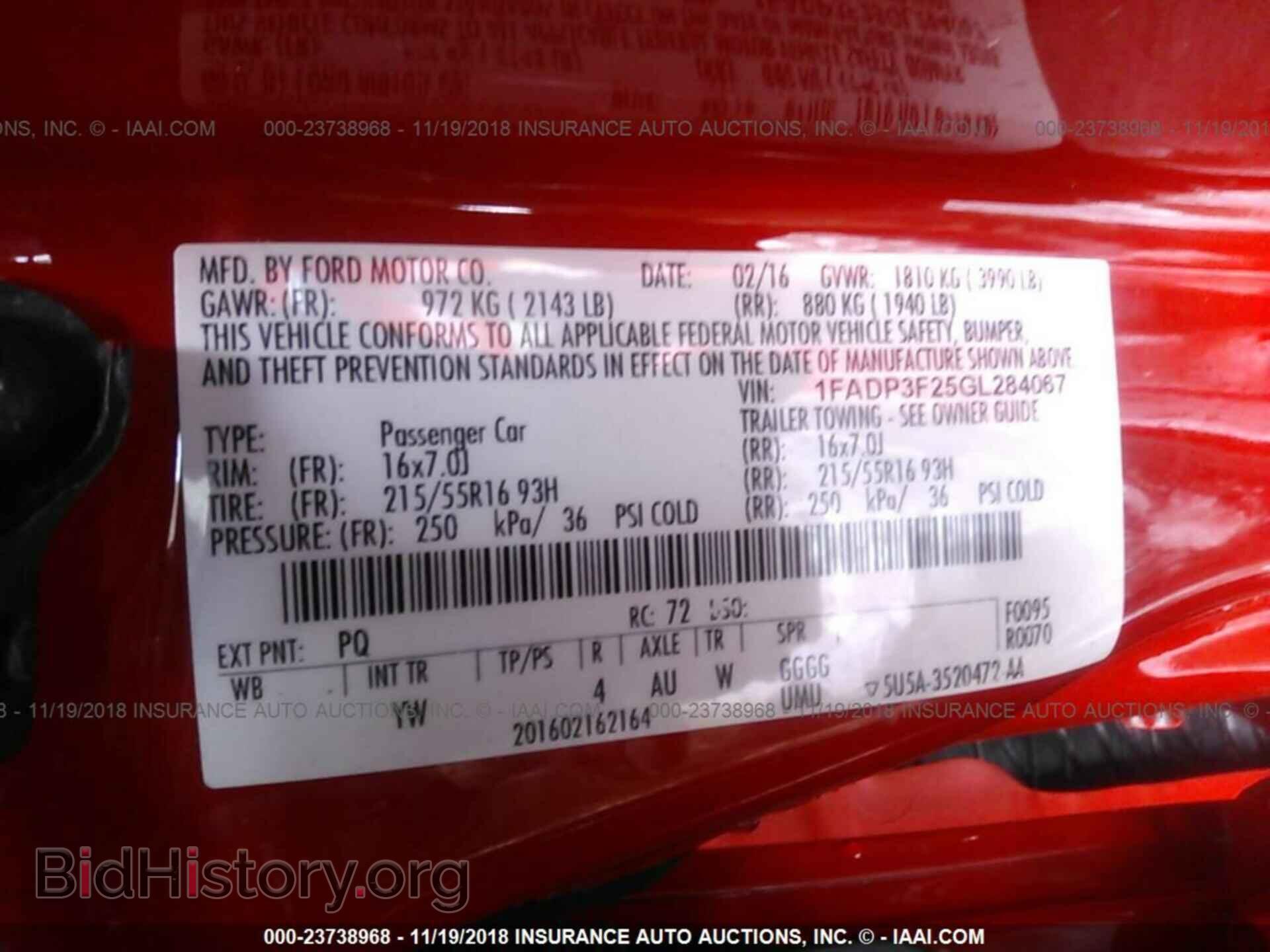 2016 FORD FOCUS - VIN: 1FADP3F25GL284067 - Photo 9