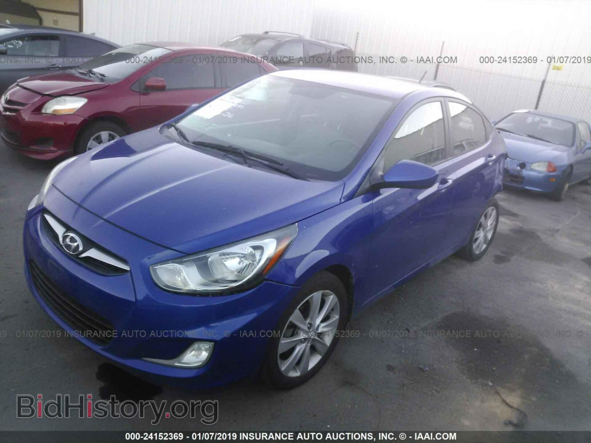 2013 HYUNDAI ACCENT - VIN: KMHCU4AE9DU305588 - Фото 2