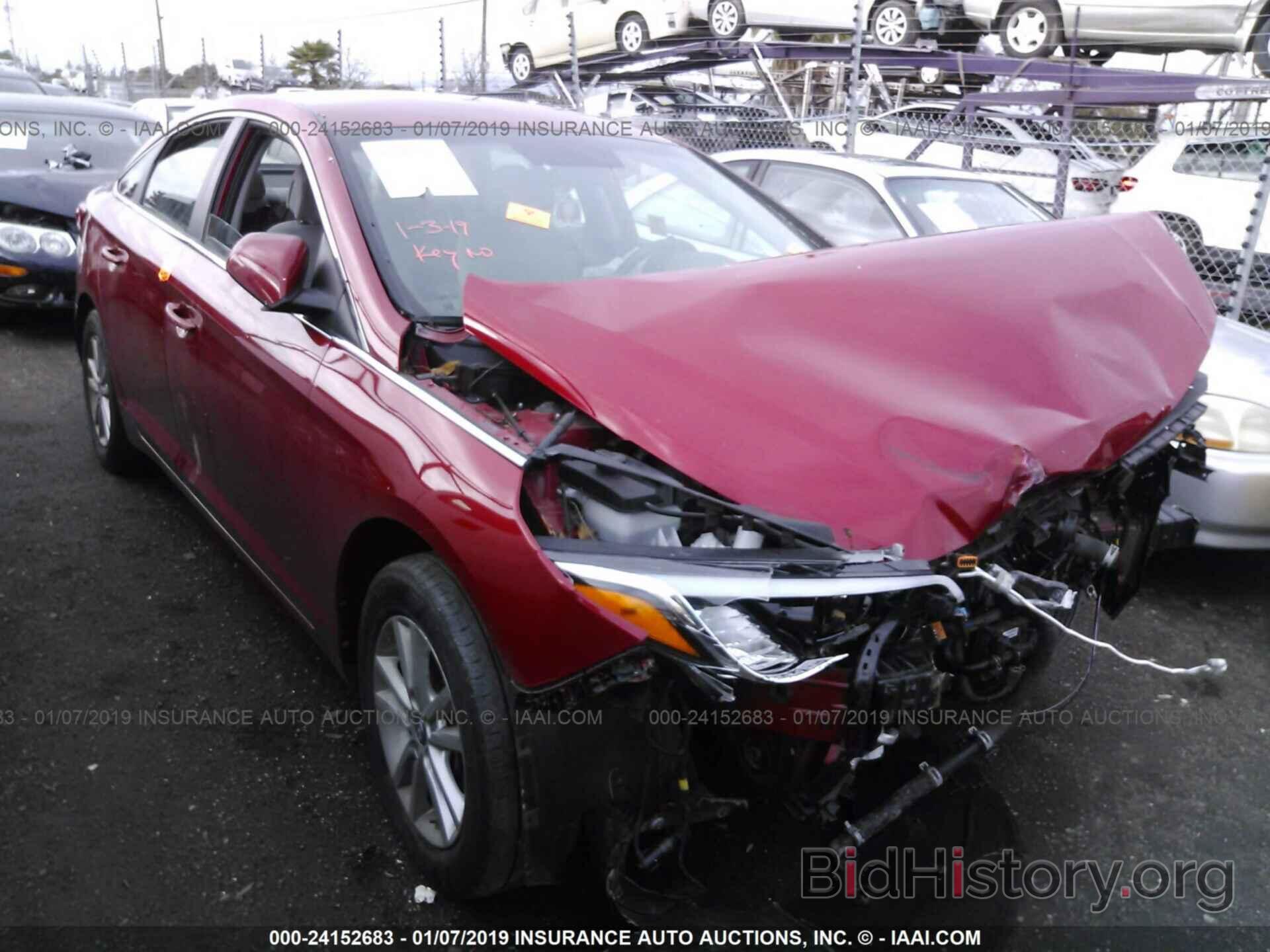 Photo 5NPE24AFXHH445189 - HYUNDAI SONATA 2017