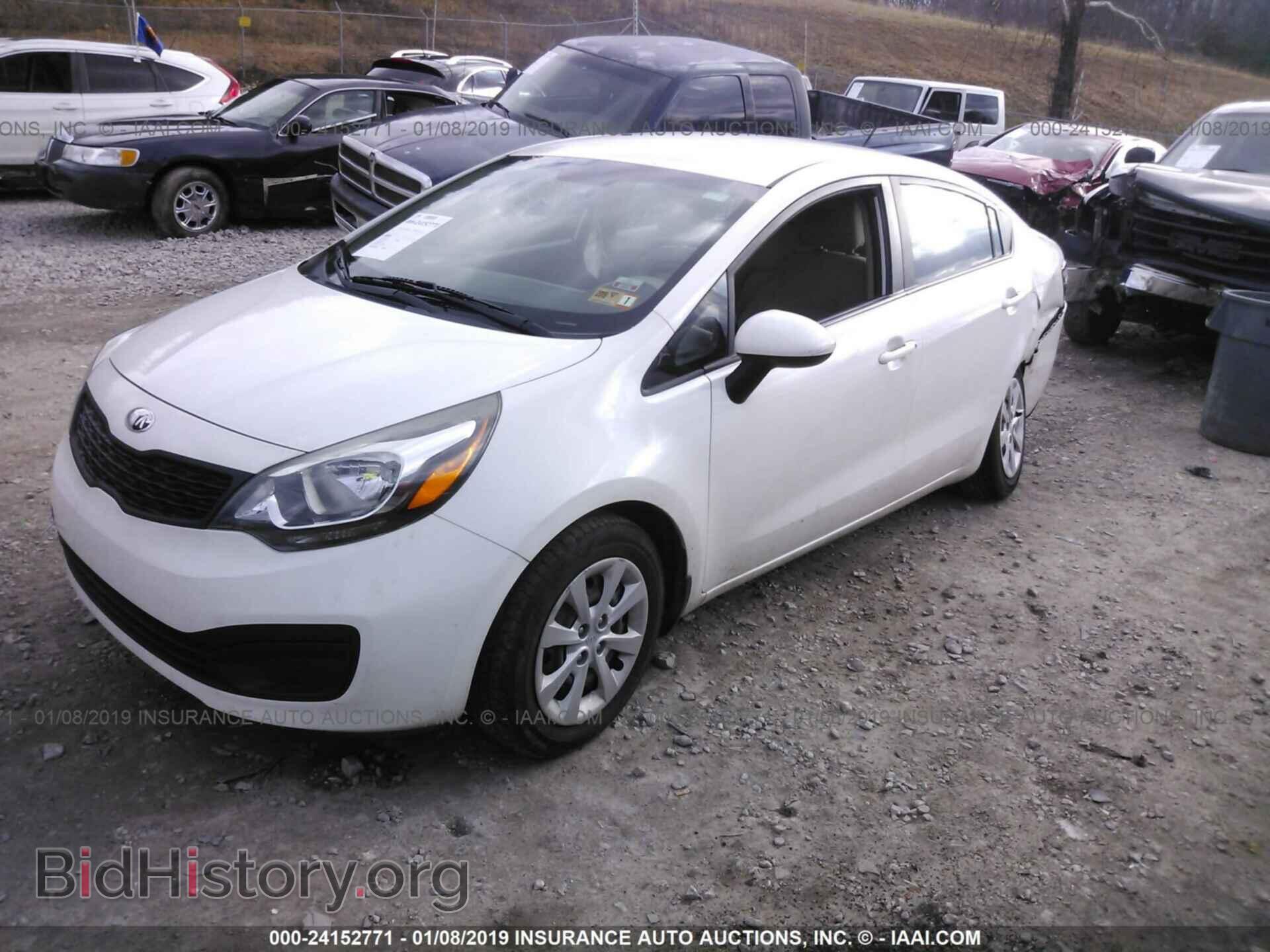 2013 KIA RIO - VIN: KNADM4A30D6278466 - Фото 2