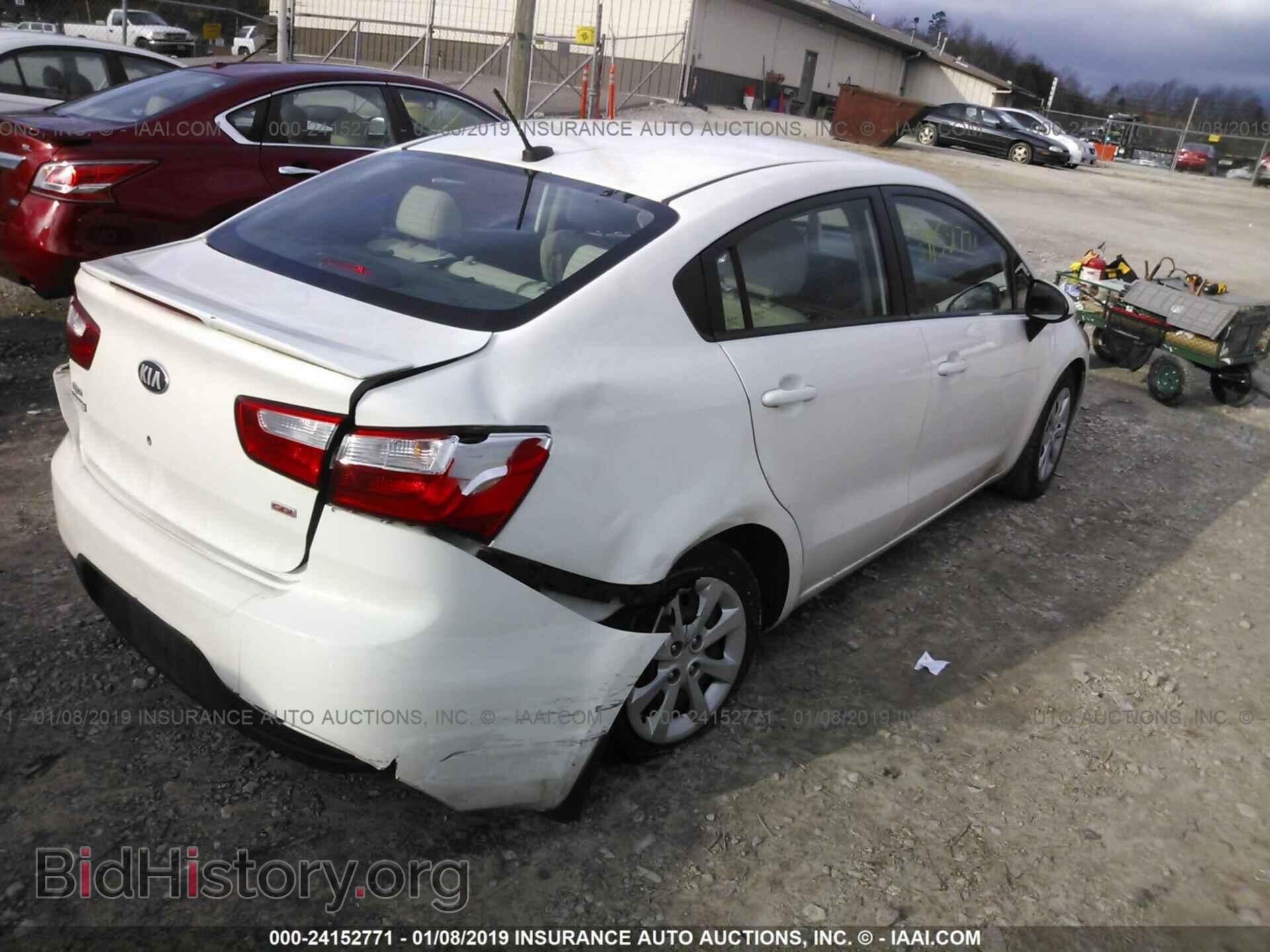 2013 KIA RIO - VIN: KNADM4A30D6278466 - Фото 4