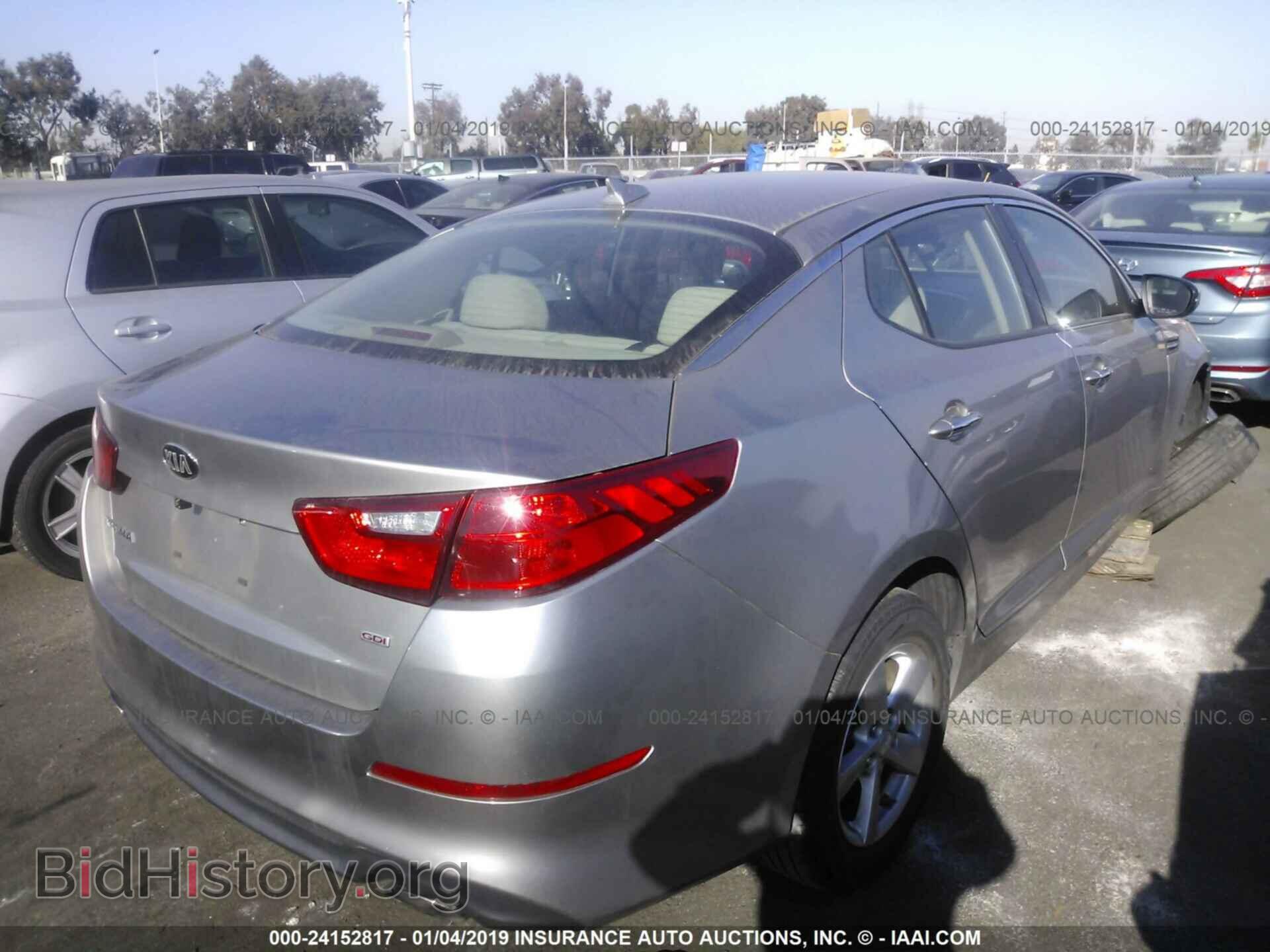 2015 KIA OPTIMA - VIN: KNAGM4A7XF5560798 - Photo 4