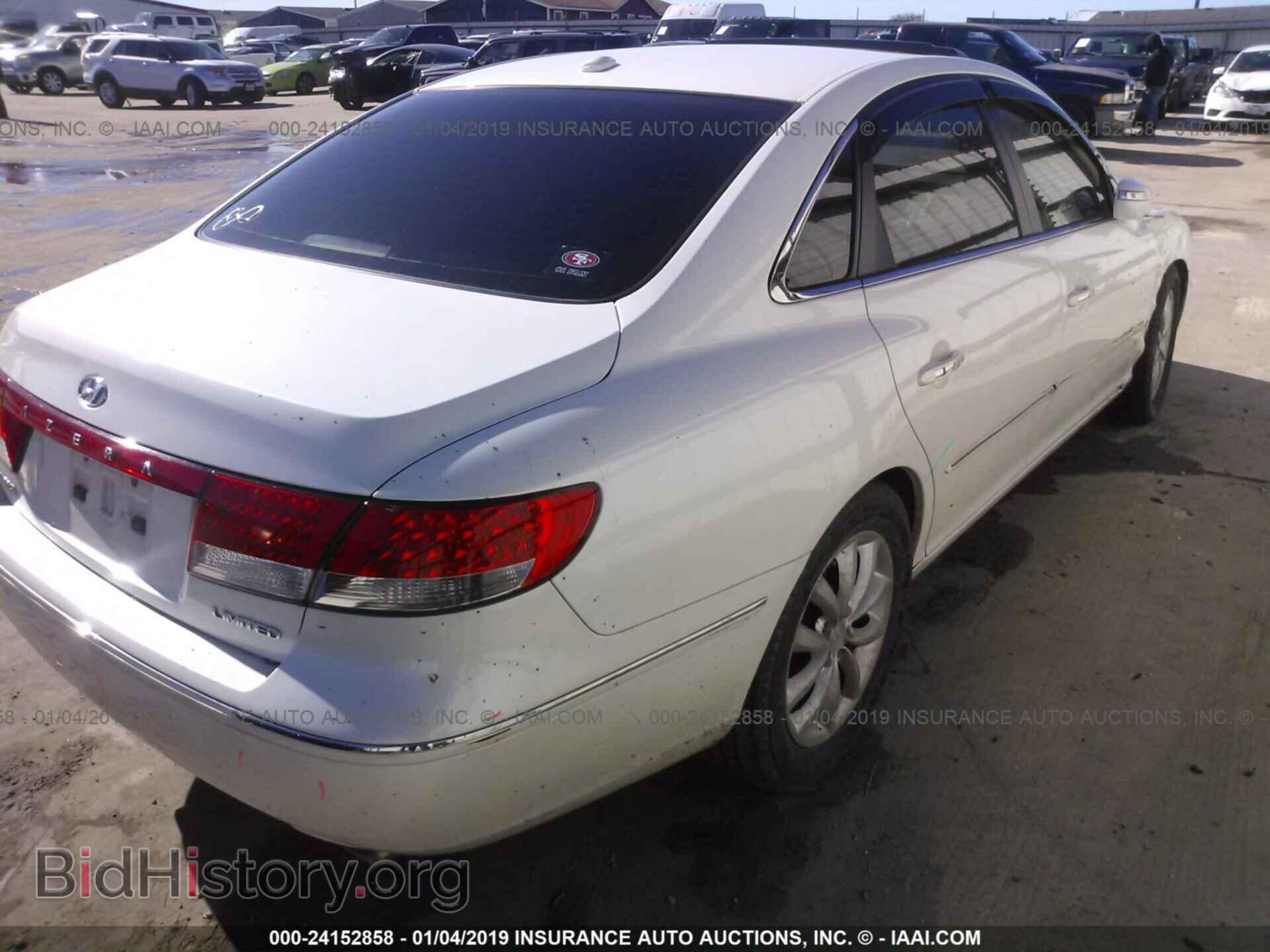 2007 HYUNDAI AZERA - VIN: KMHFC46F67A226483 - Фото 4