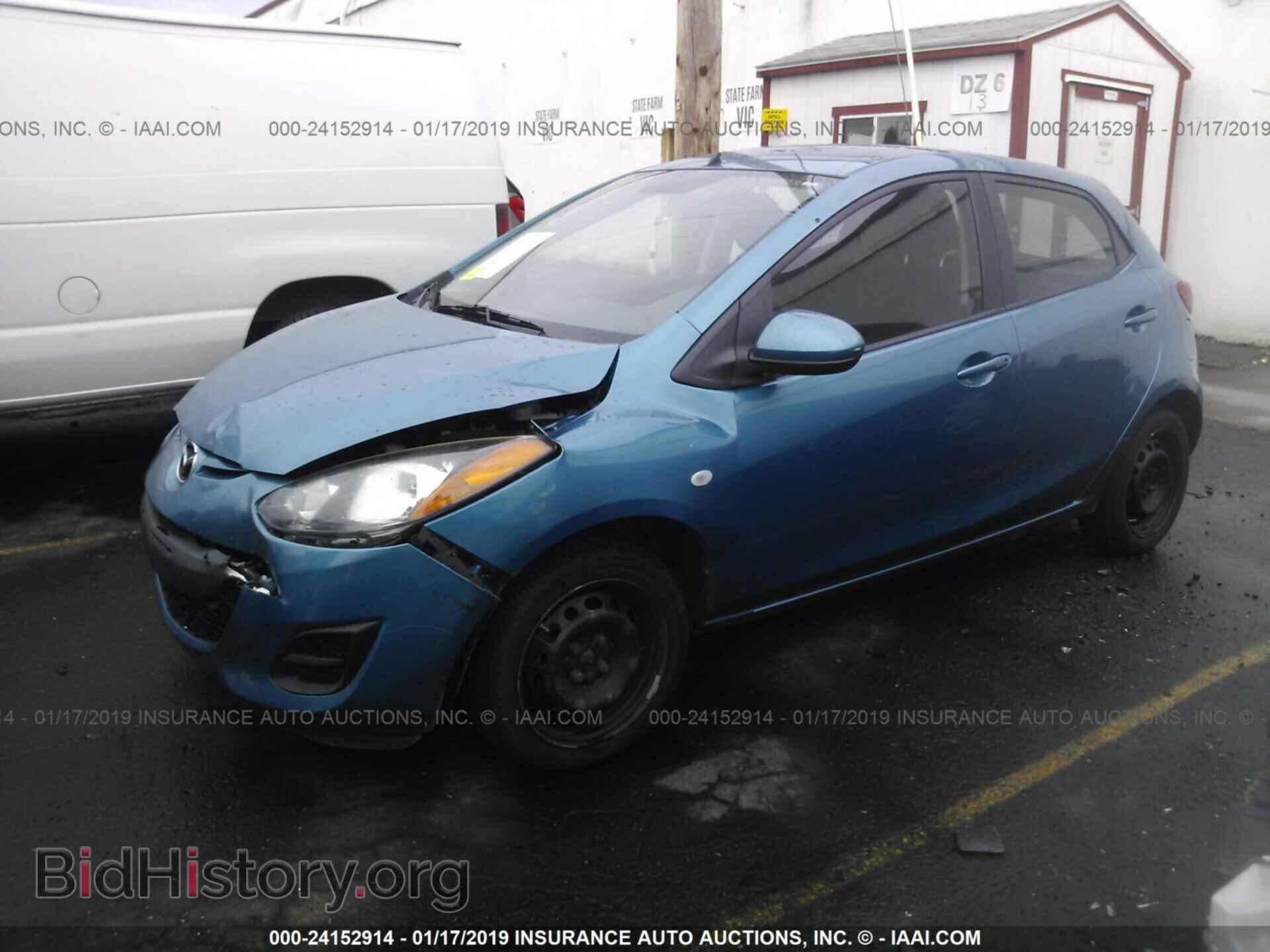 2011 MAZDA MAZDA2 - VIN: JM1DE1HY4B0115142 - Фото 2