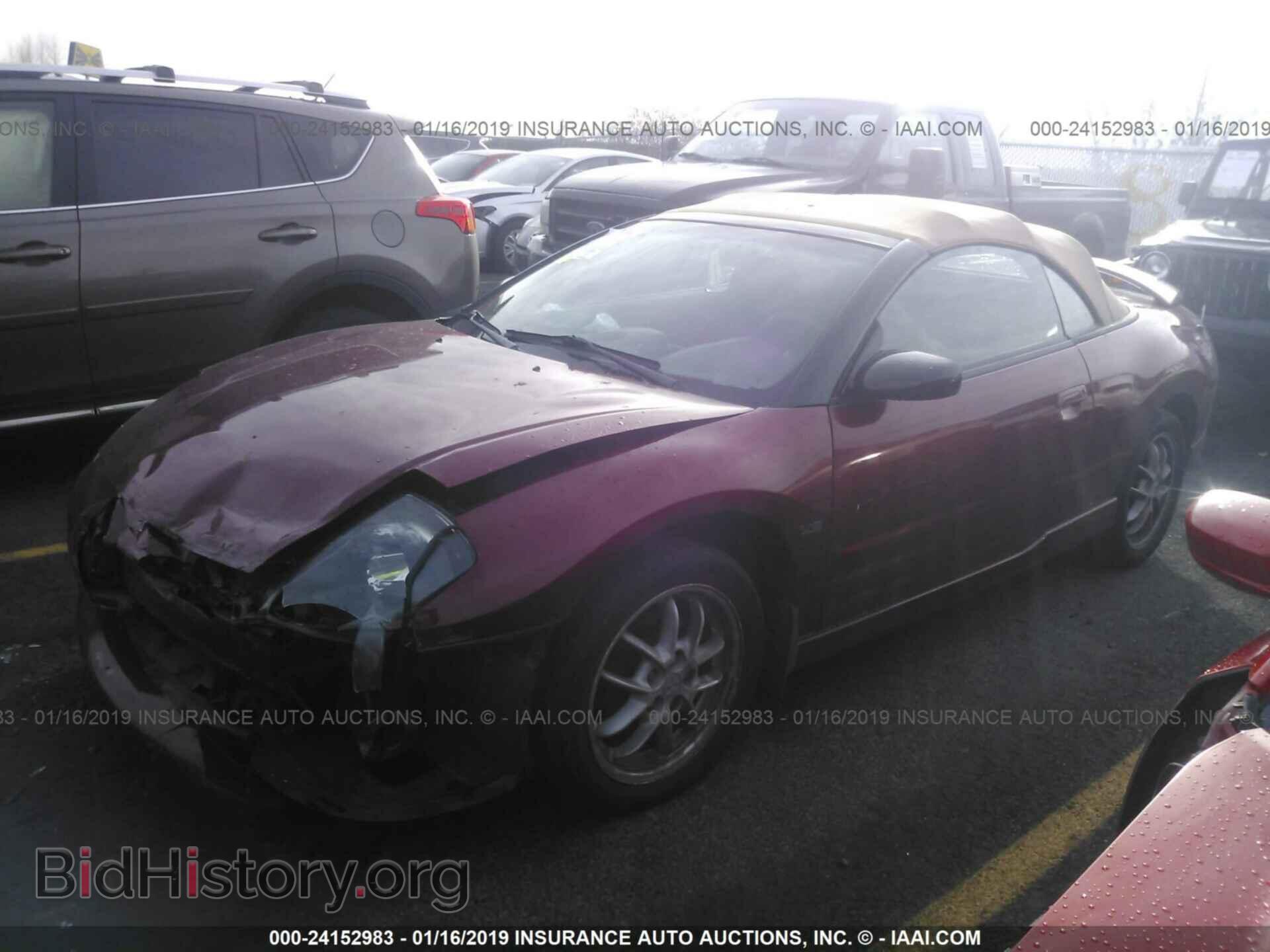 2001 MITSUBISHI ECLIPSE - VIN: 4A3AE85H91E192846 - Photo 2