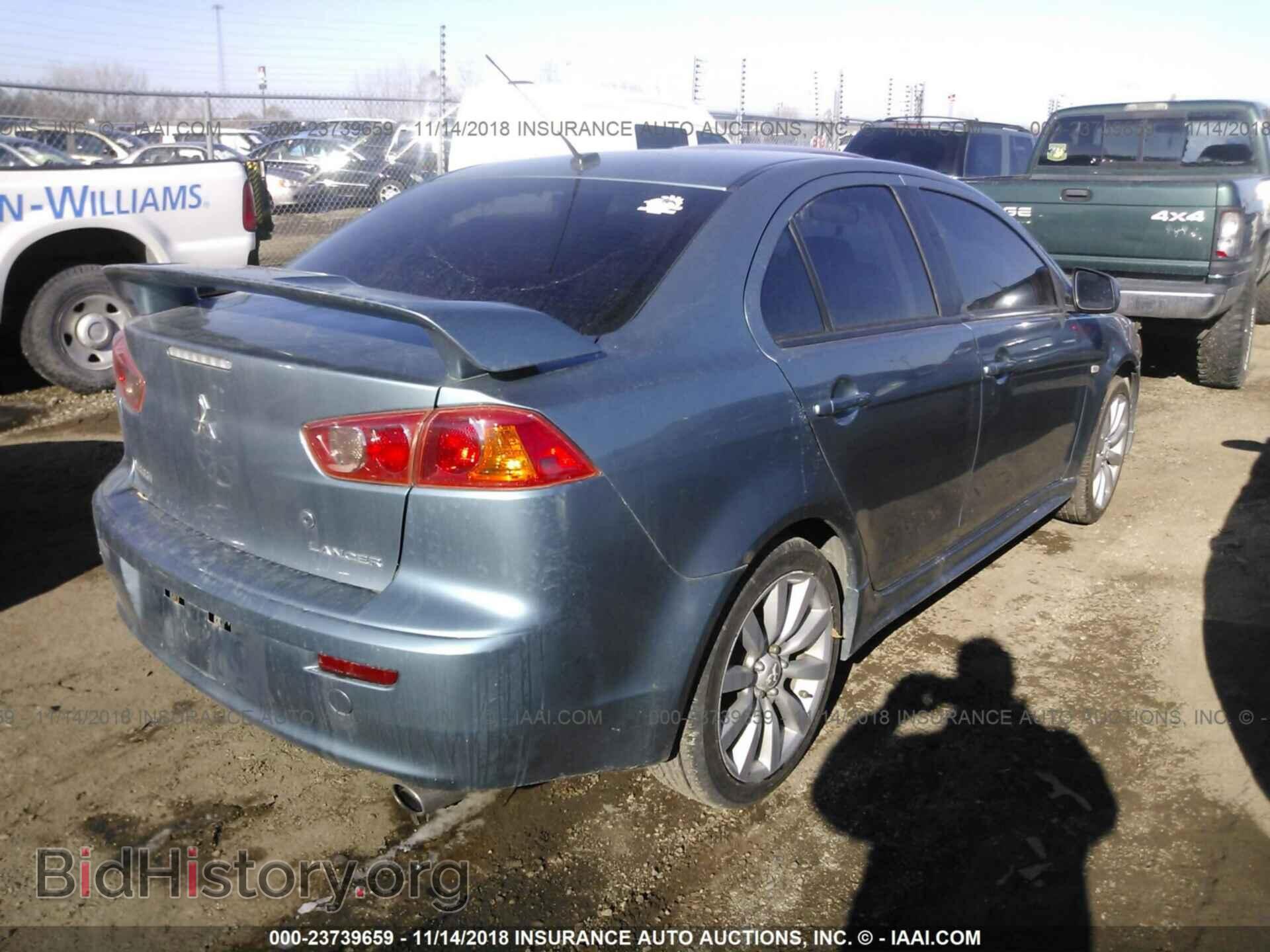 2008 MITSUBISHI LANCER - VIN: JA3AU86U08U025405 - Фото 4