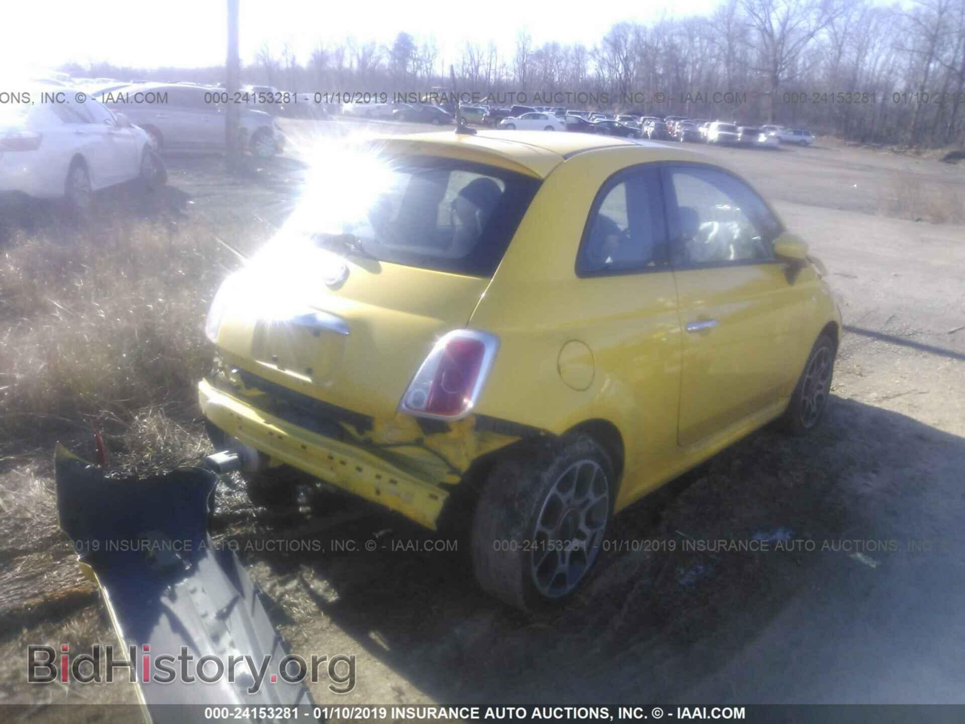 2015 FIAT 500 - VIN: 3C3CFFBR3FT581990 - Фото 4
