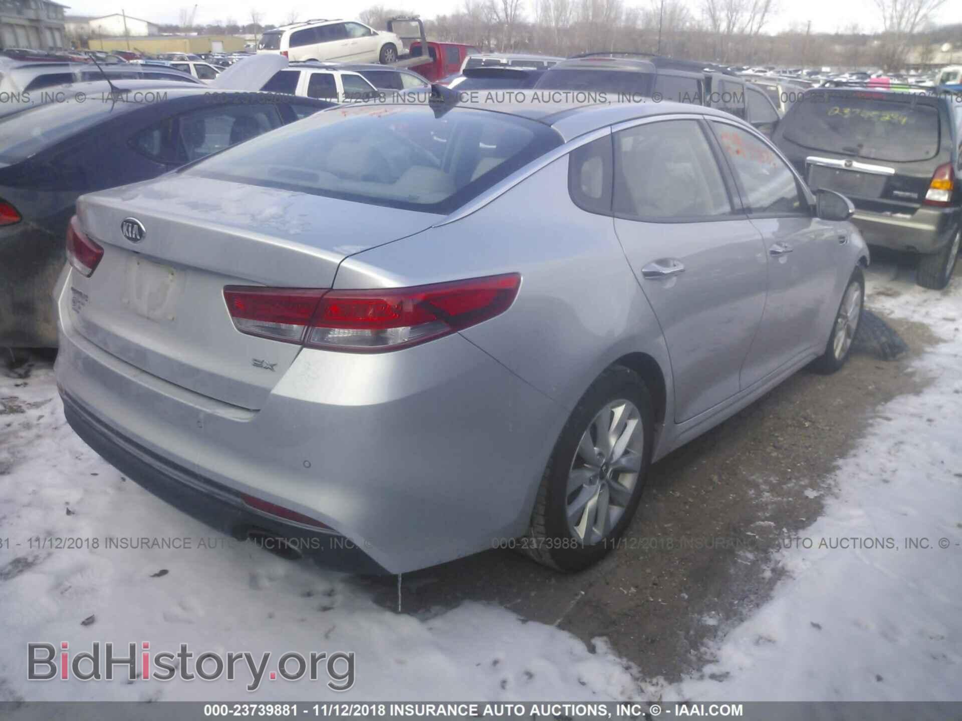 2016 KIA OPTIMA - VIN: 5XXGU4L37GG010758 - Фото 4
