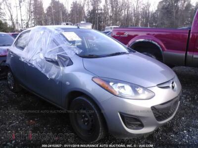 2012 Mazda MAZDA2, серый — VIN JM1DE1KZ0C0152126, IAAI