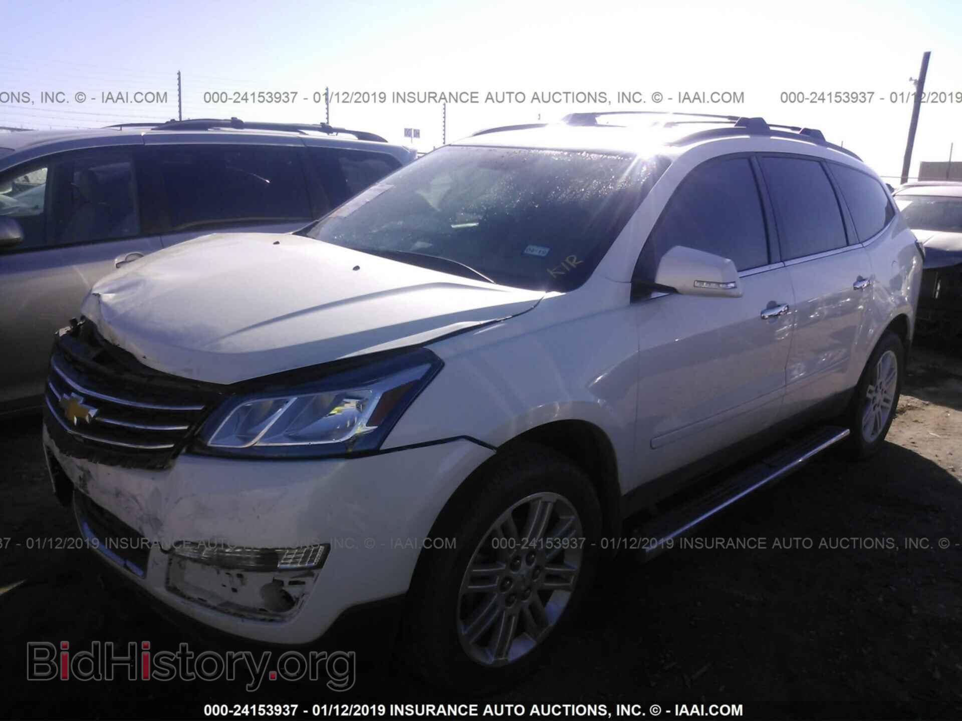 2014 CHEVROLET TRAVERSE - VIN: 1GNKRGKD4EJ316078 - Фото 2