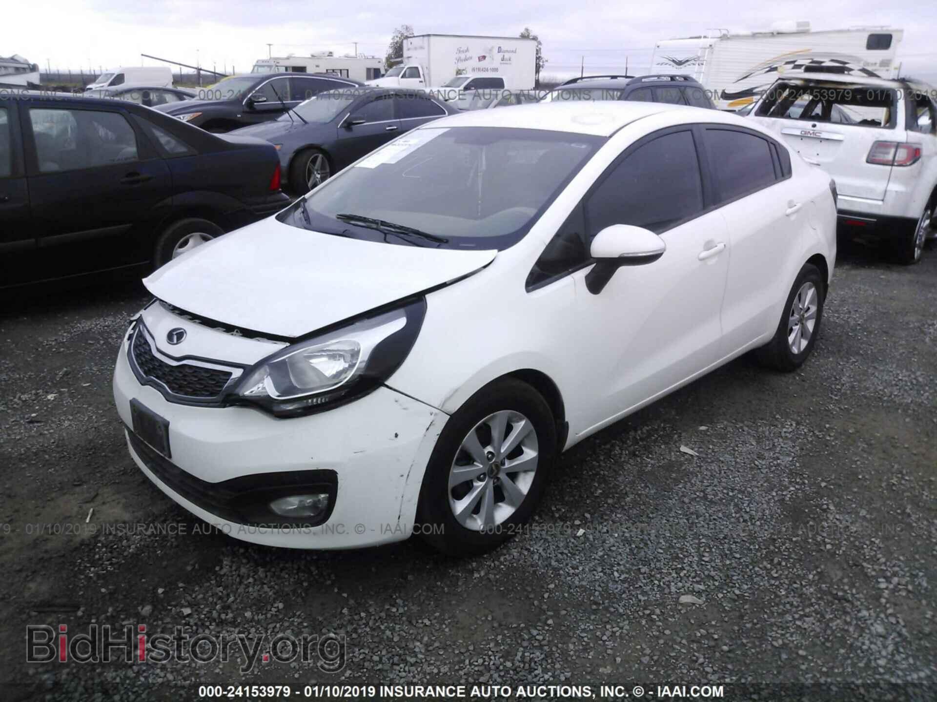 2013 KIA RIO - VIN: KNADN4A3XD6145873 - Фото 2