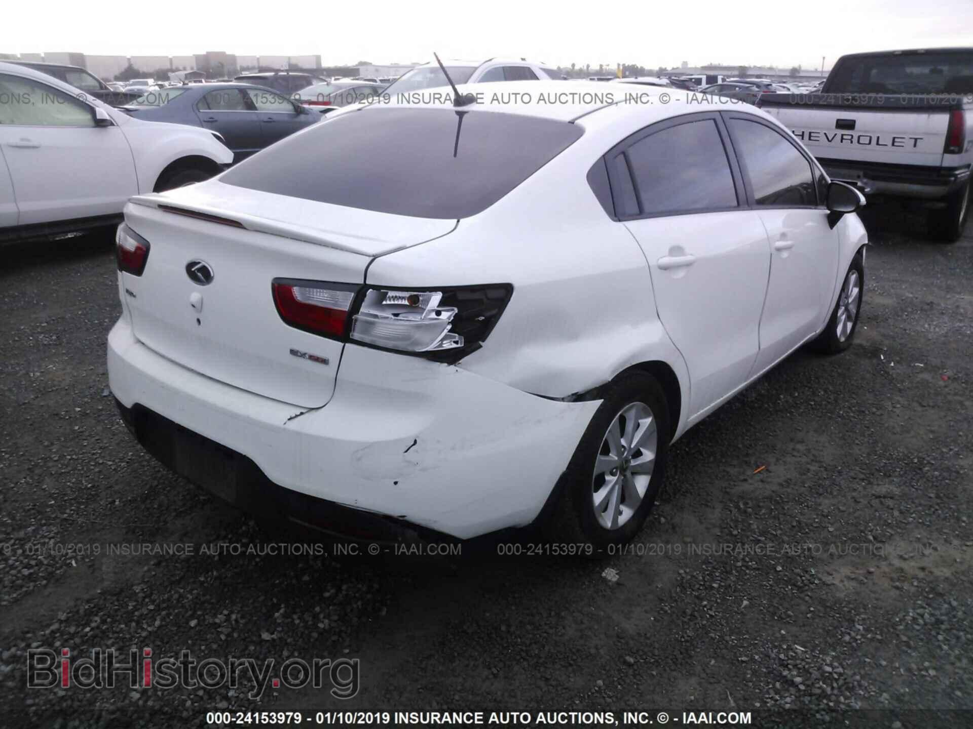 2013 KIA RIO - VIN: KNADN4A3XD6145873 - Фото 4