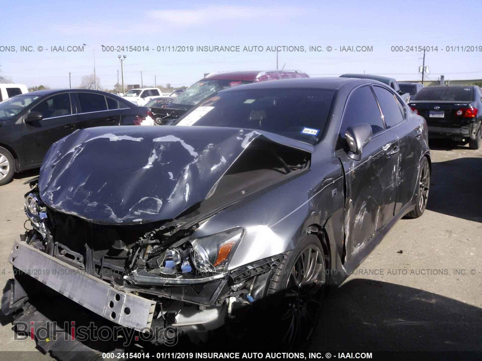 2012 LEXUS IS - VIN: JTHBP5C23C5010817 - Фото 2