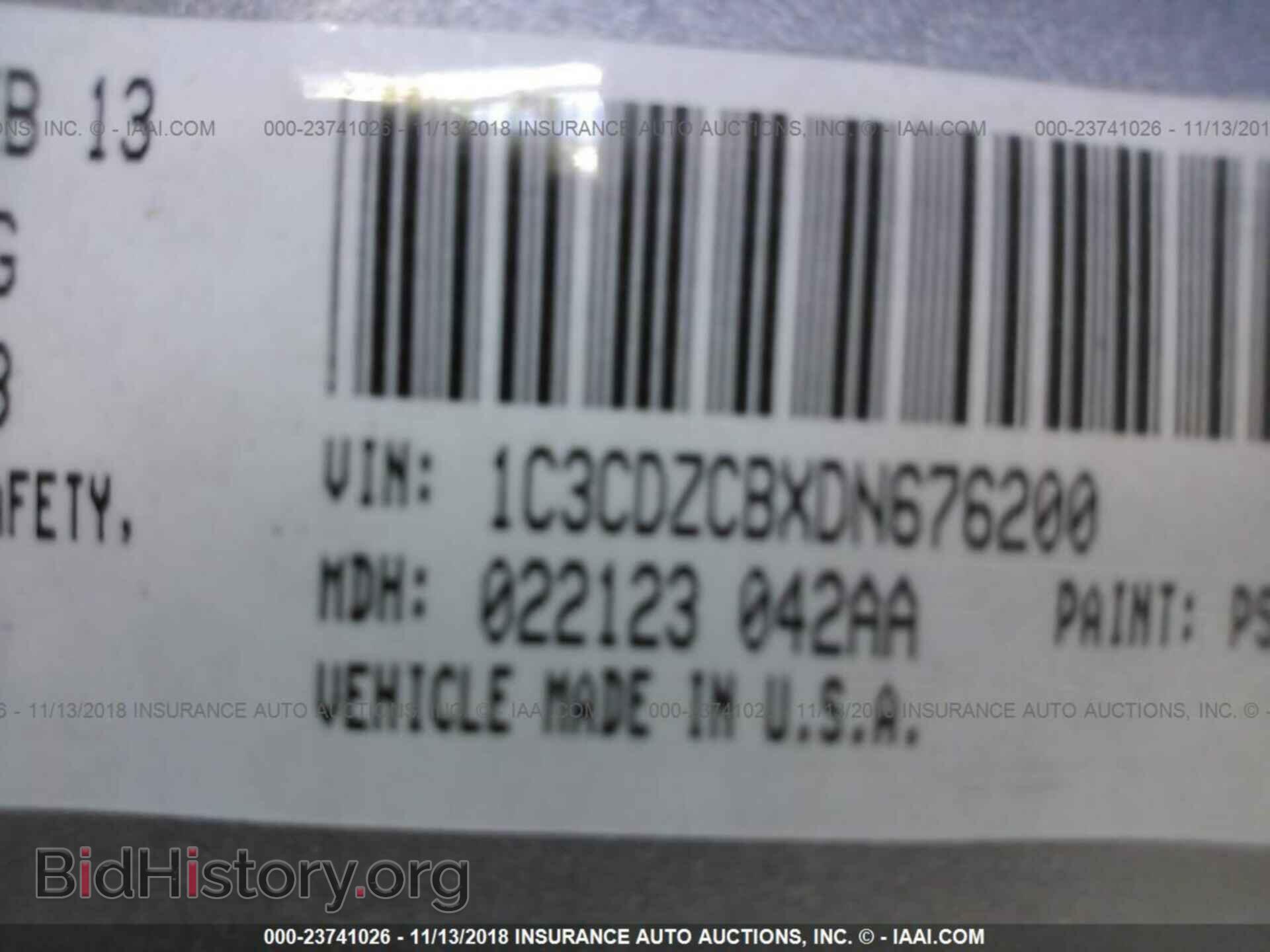 2013 DODGE AVENGER - VIN: 1C3CDZCBXDN676200 - Photo 9