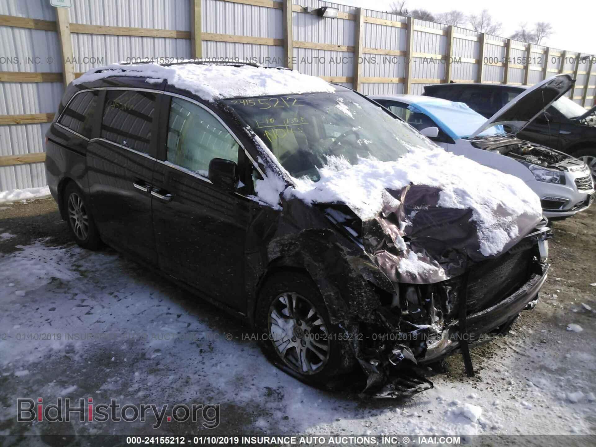 Фотография 5FNRL5H46CB093535 - HONDA ODYSSEY 2012